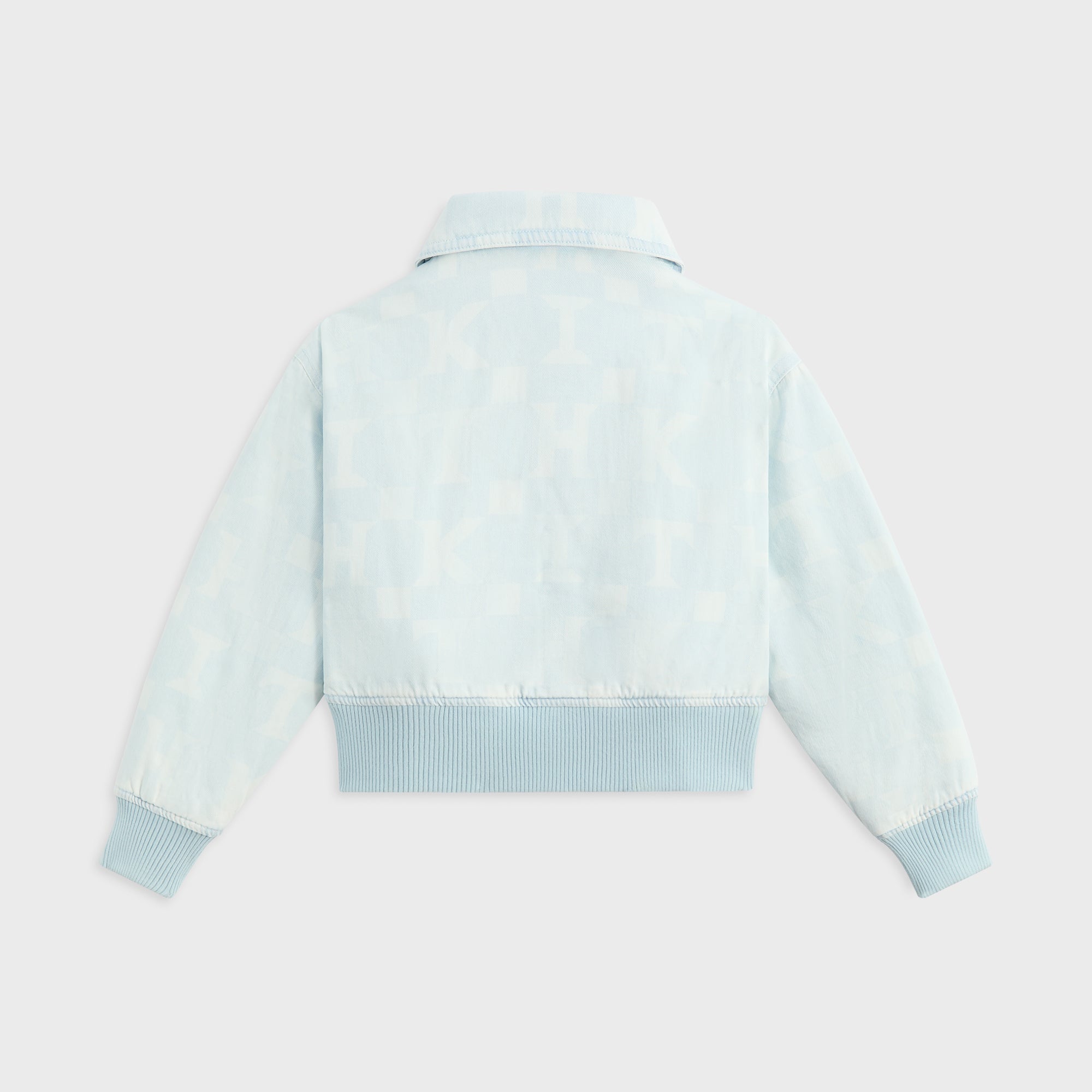 Kith Kids Monogram Denim Bomber Jacket - Opal Light Wash – Kith Japan