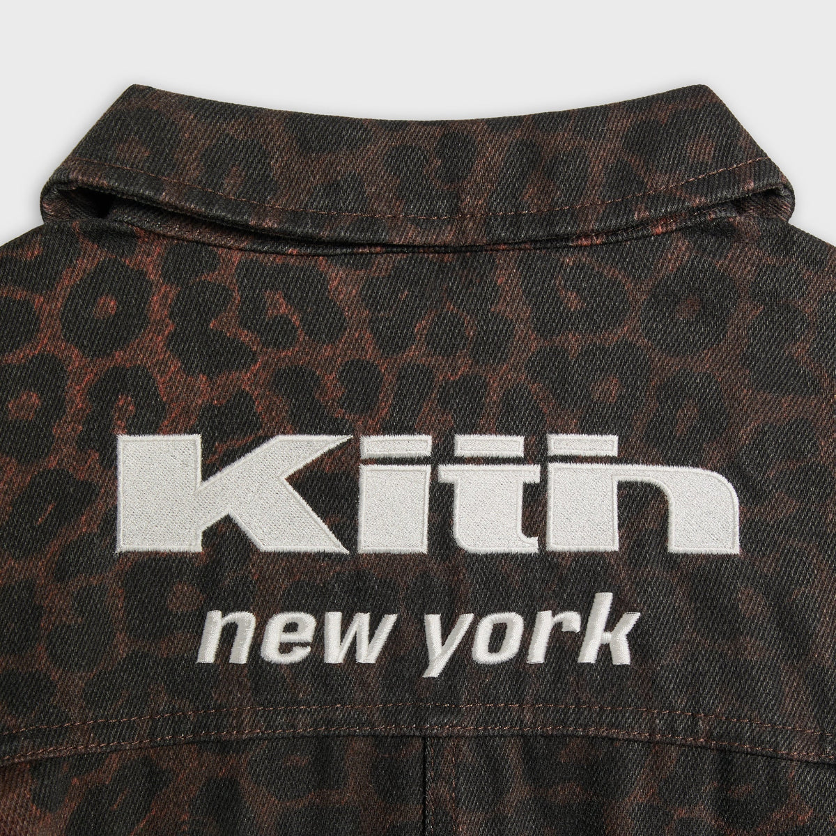 Kith Kids Leopard Alonzo Denim Jacket - Incognito