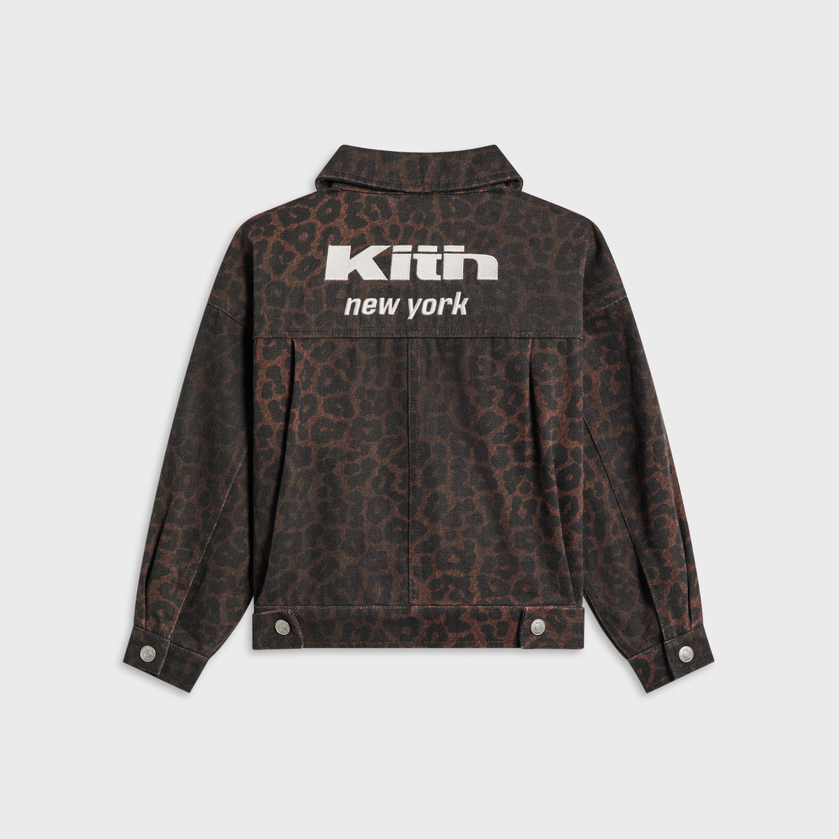 Kith Kids Leopard Alonzo Denim Jacket - Incognito