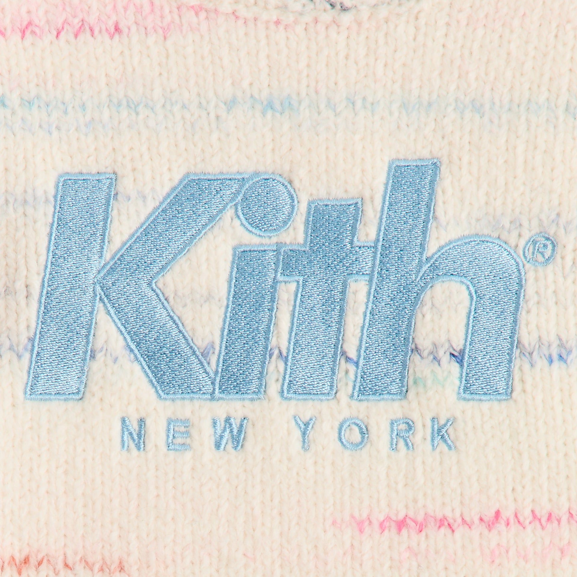 Kith Kids Raglan Crewneck Logo Sweater - Silk