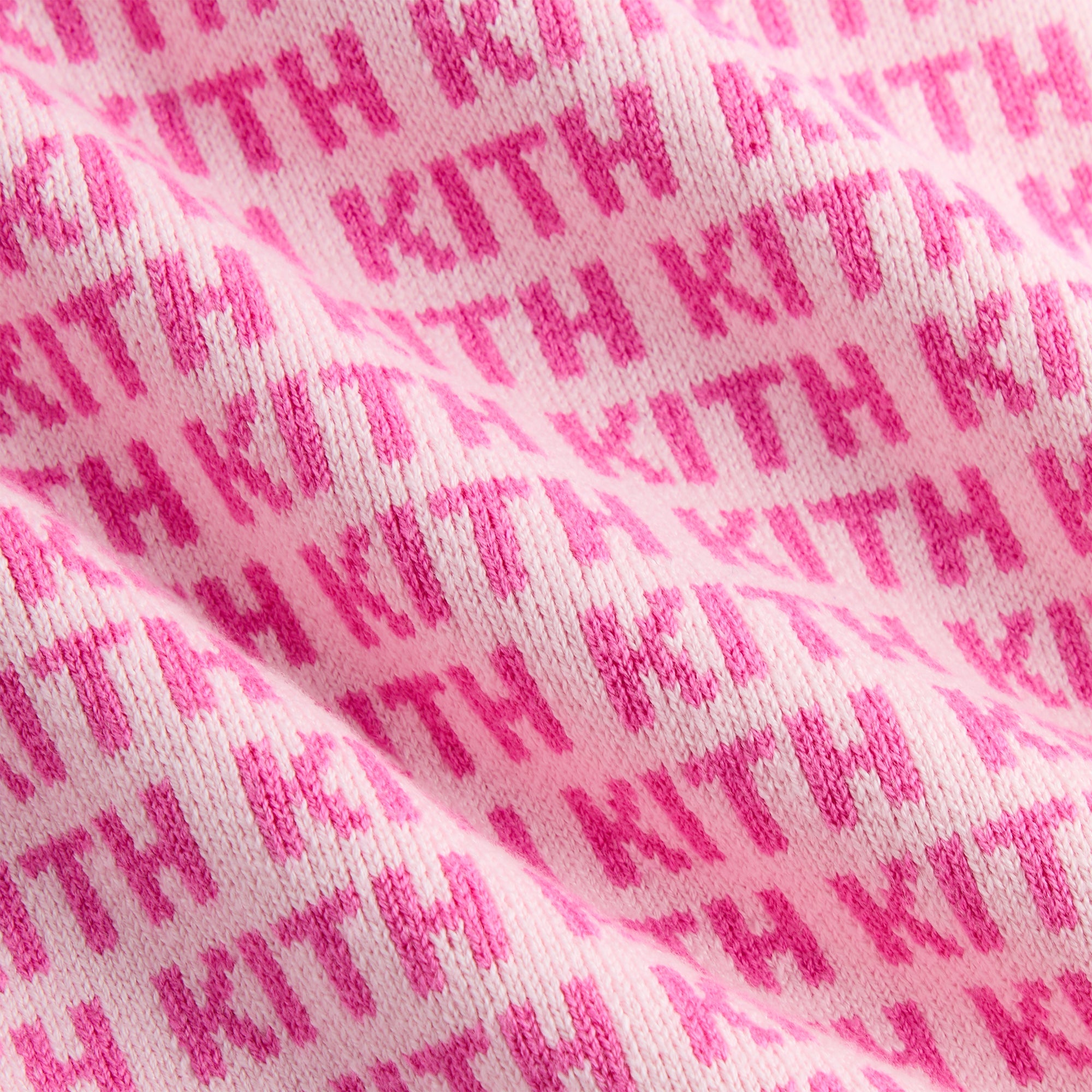 Kith Kids Cropped Monogram Jacquard Teagan Polo - Bubble – Kith Japan