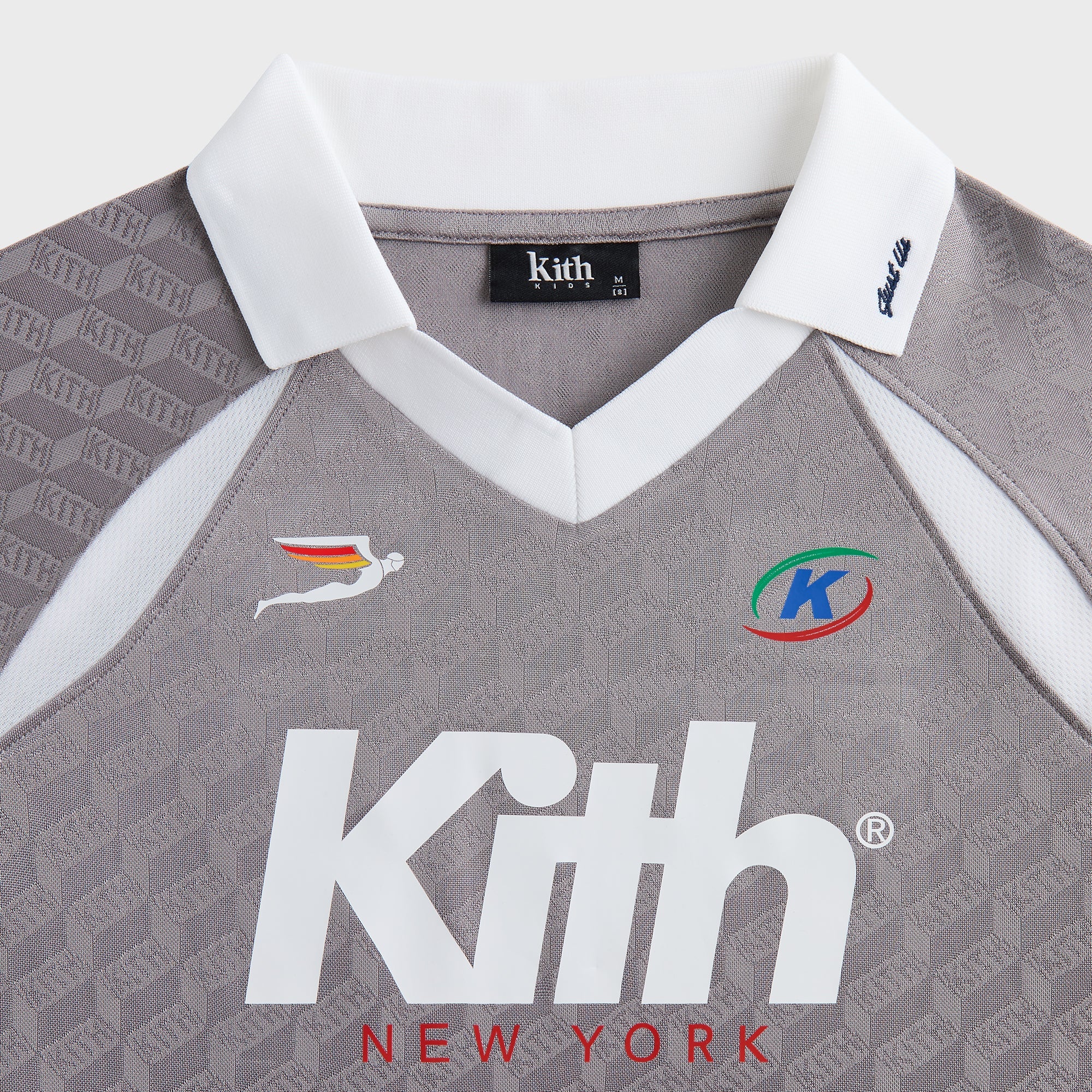 Kith ハイネックハーフスリーブポロシャツ L ライトグレー Kith Kids Long Sleeve Soccer Jersey Polo - Argon – Kith Japan