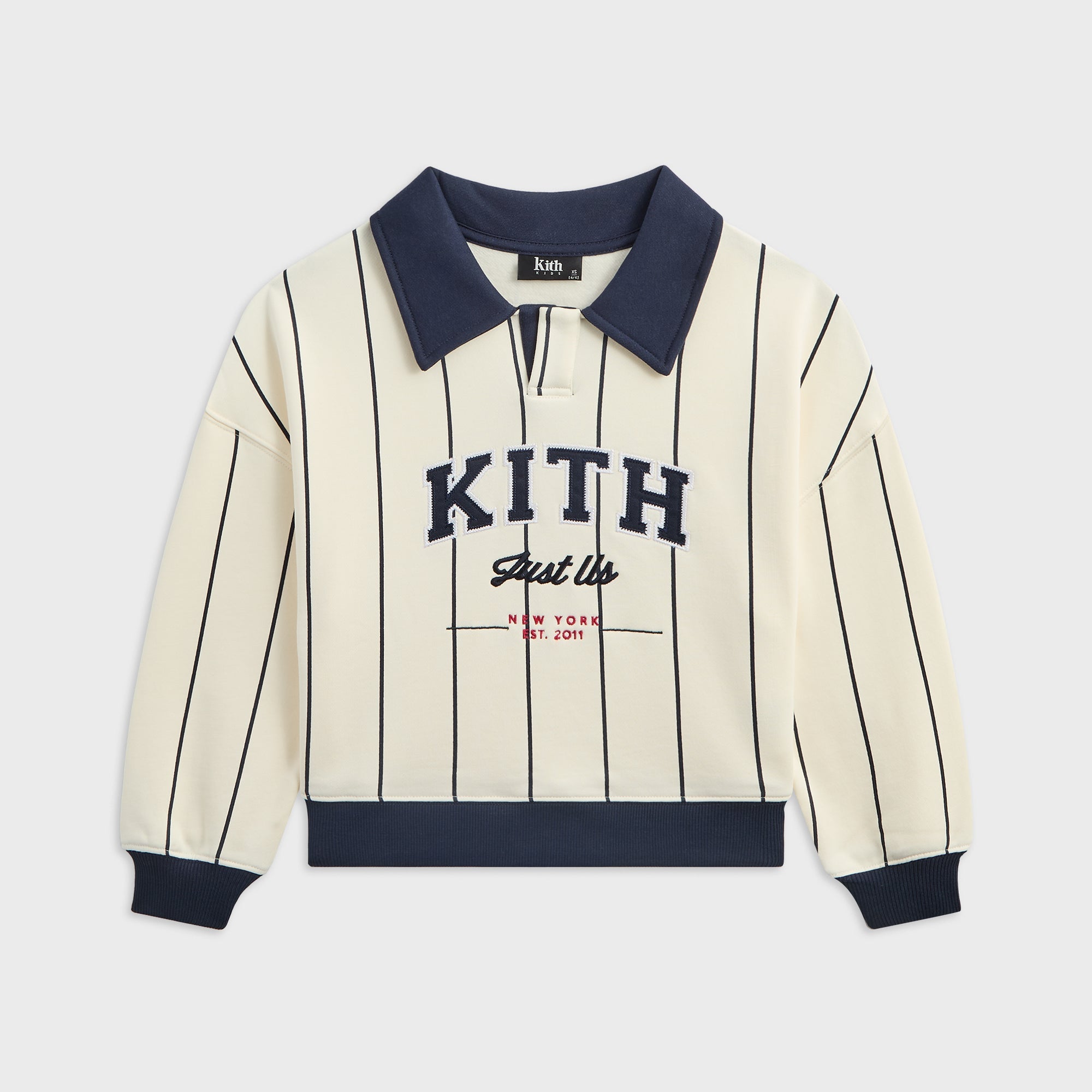 Kith Kids Collared Nelson Sweatshirt - Nocturnal – Kith Japan