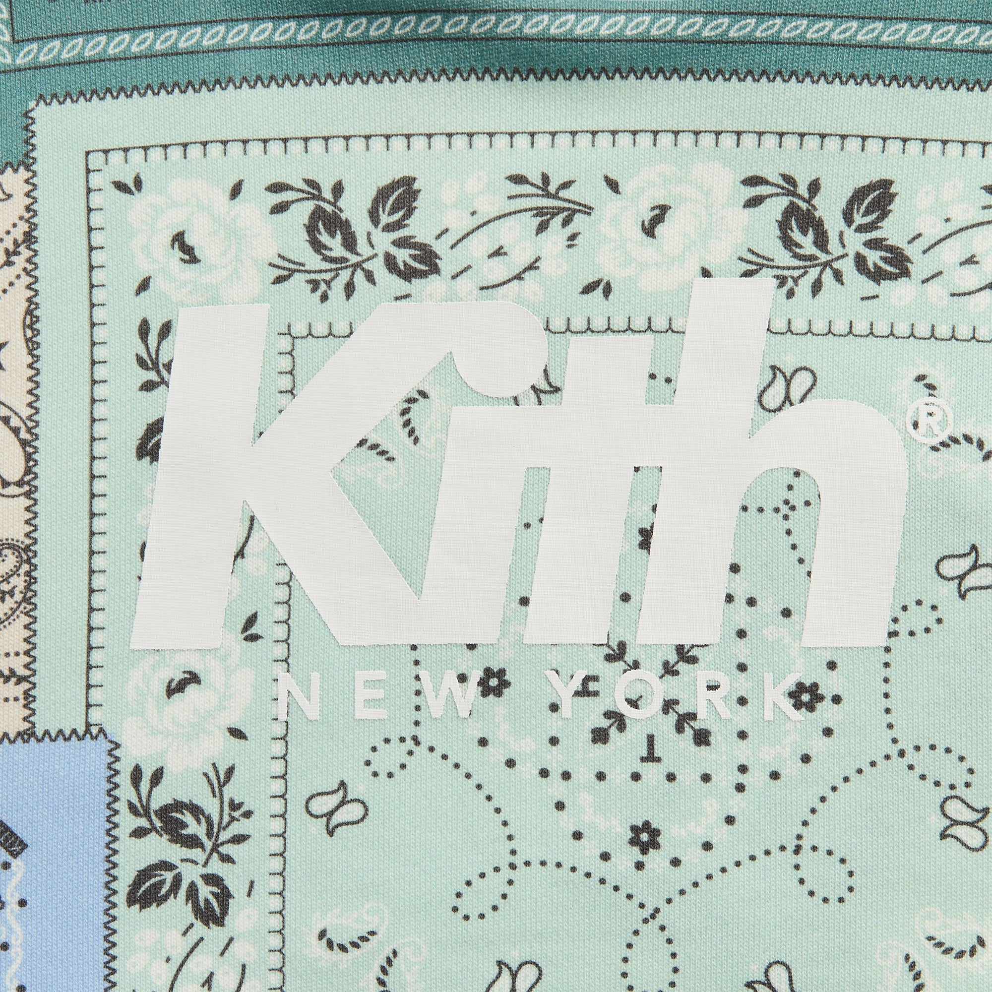 Kith クラシックロゴ レオパードアップリケ ネルソン(と) KITH / キス クラシック ロゴ レオパード アップリケ ネルソン クルー