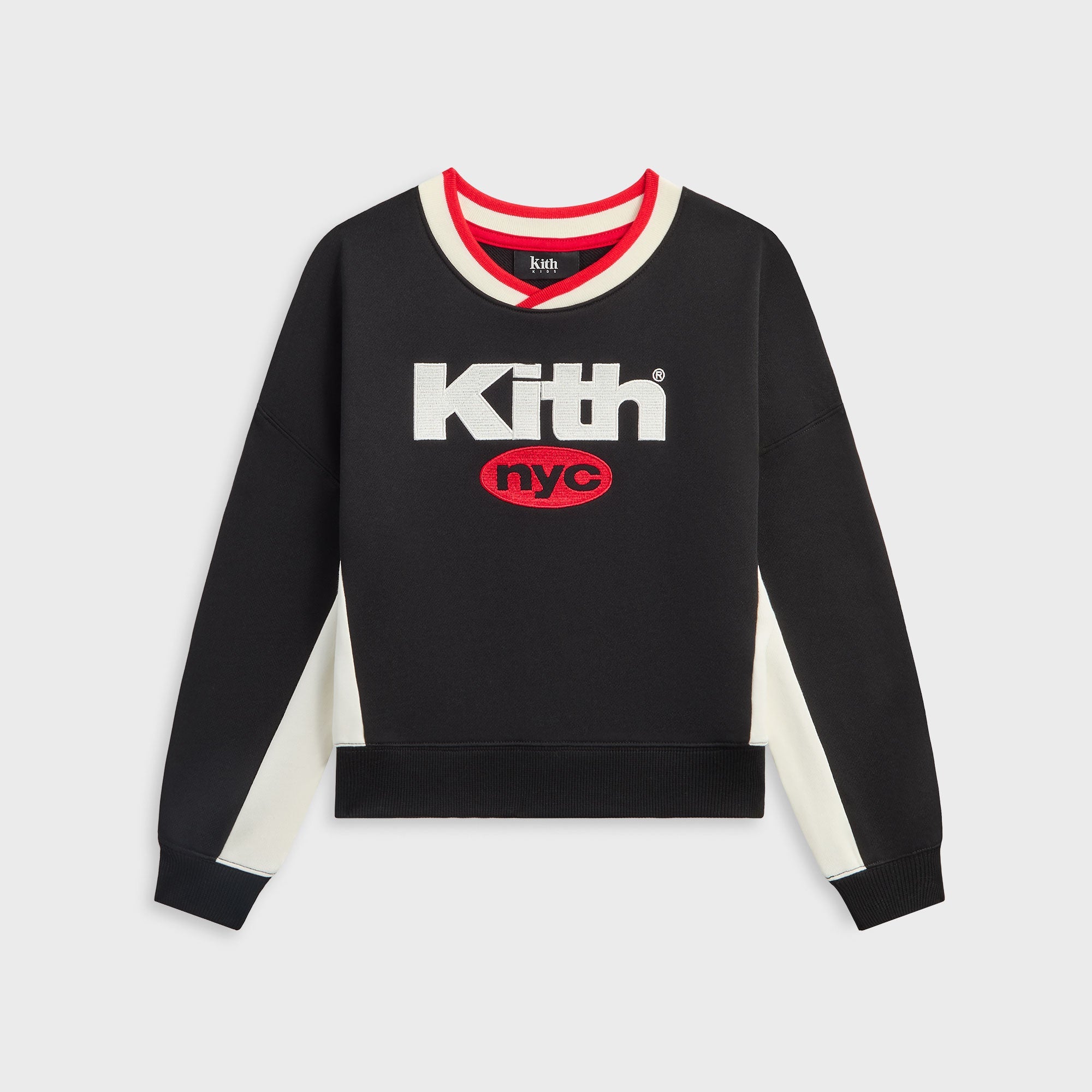Kith Kids NYC Nimbus Logo Nelson Crewneck - Black – Kith Japan