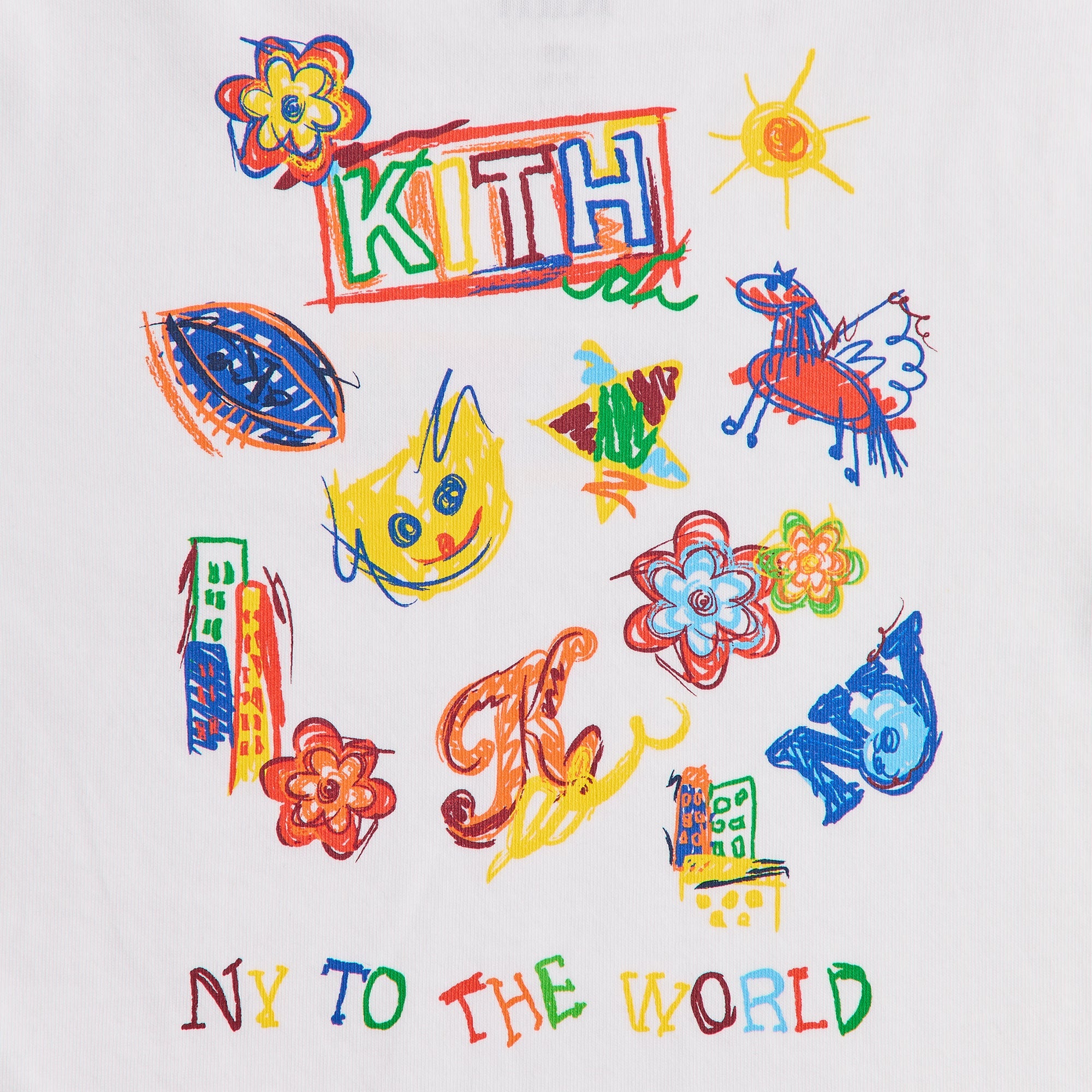 Kith Kids NY Sketchbook Classic Logo Tee - White – Kith Japan
