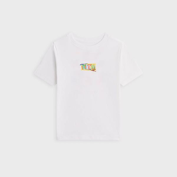 Kith Kids NY Sketchbook Classic Logo Tee - White – Kith Japan