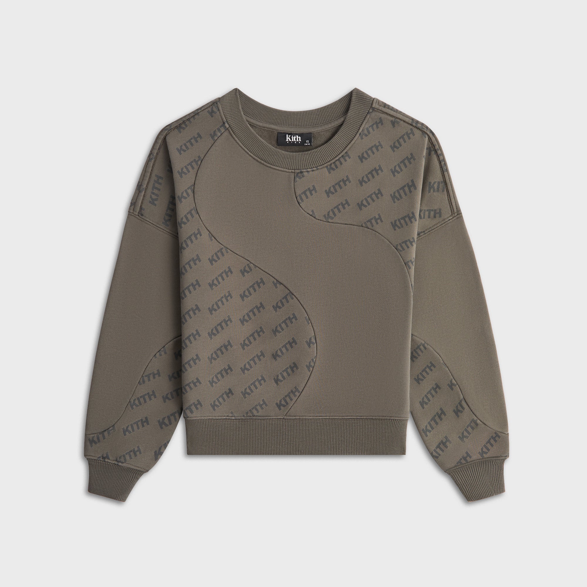 KITH ベビー洋服3点セット 0/3M Kith Baby Blocked Monogram Nelson Sweatshirt - Fuel – Kith Japan