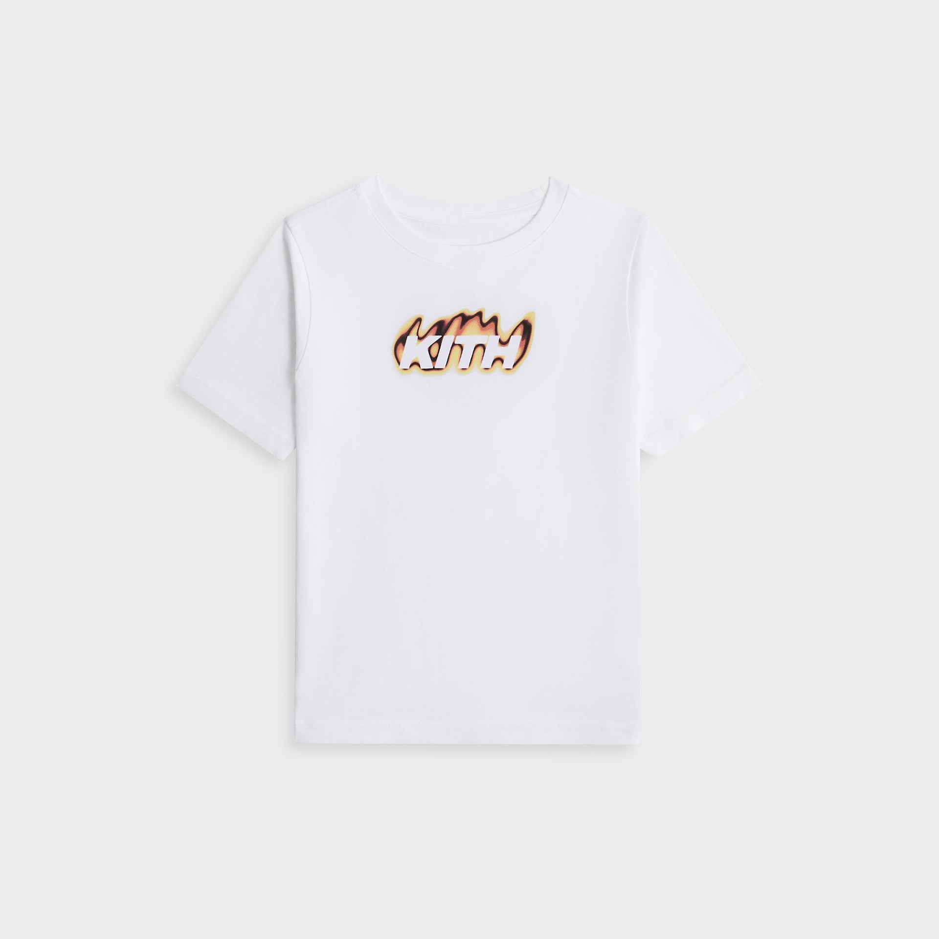 Kith Kids Flame Vintage Tee - White