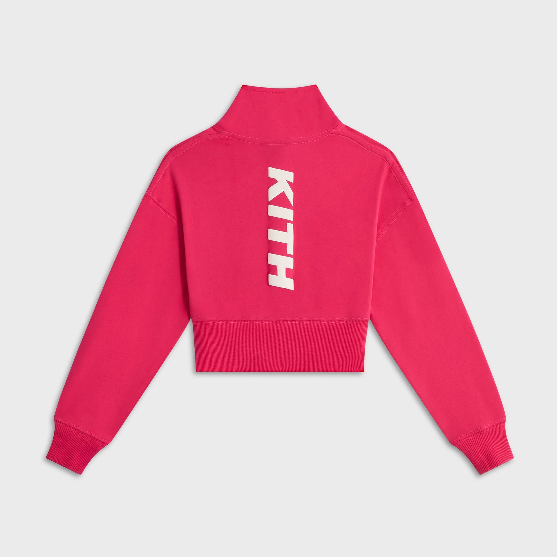 Kith Kids Cropped Fallon Quarter Zip - Dahlia
