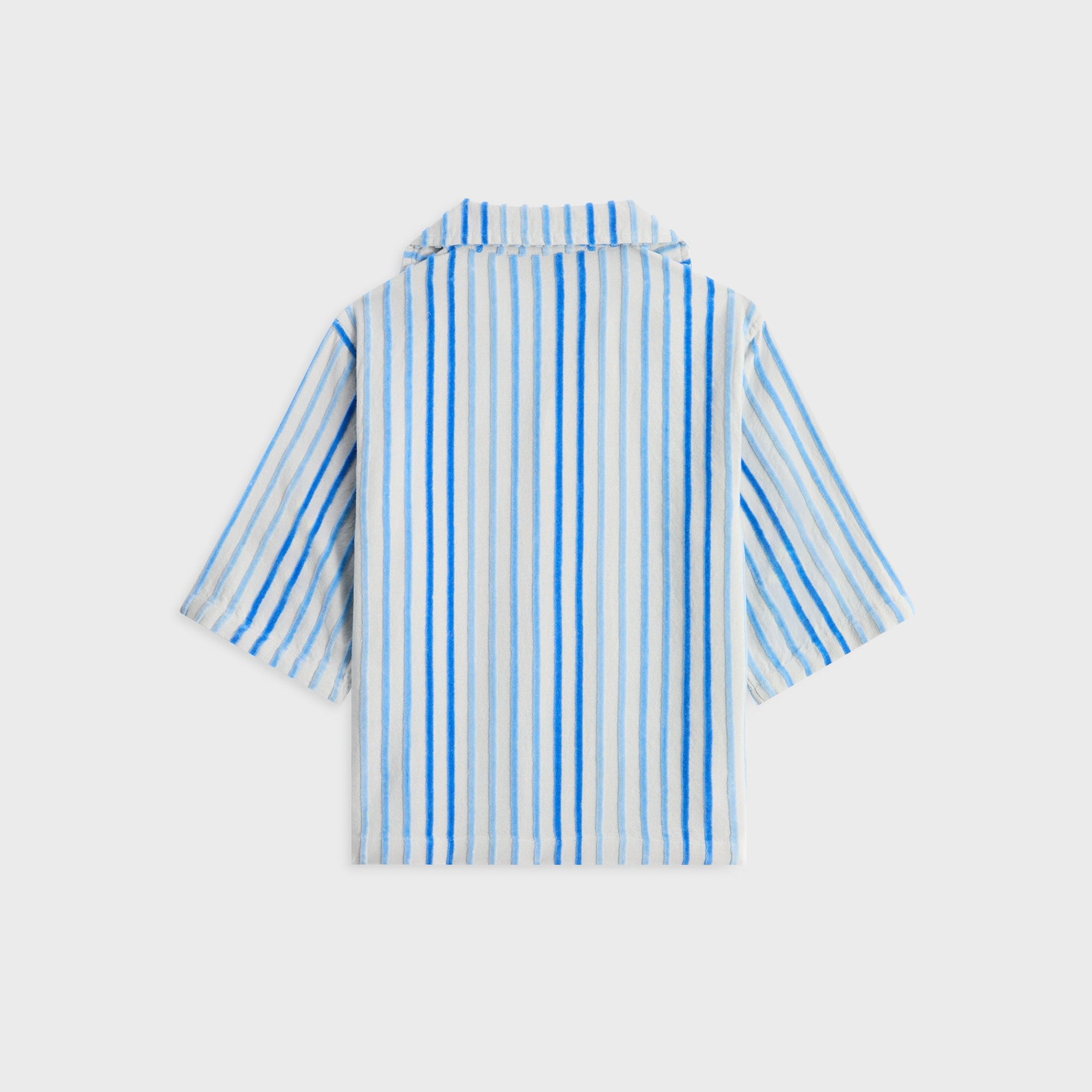 Kith Kids Chenille Stripe Thompson Camp Shirt - Cornflower