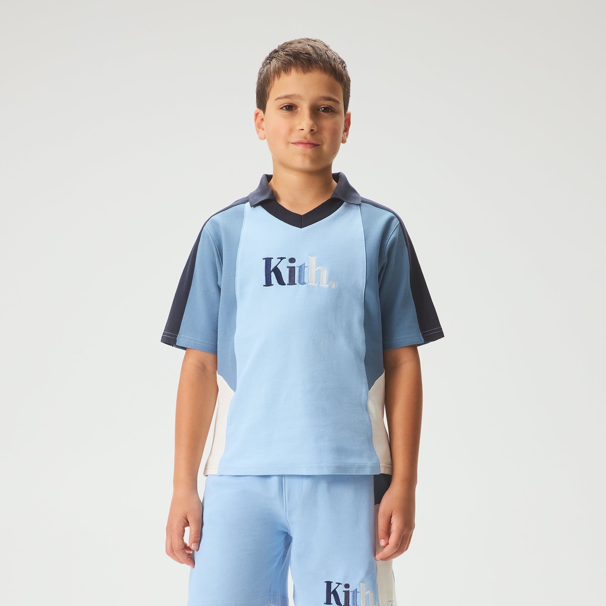 Kith Kids Color-Blocked Trevor Polo - Monet – Kith Japan