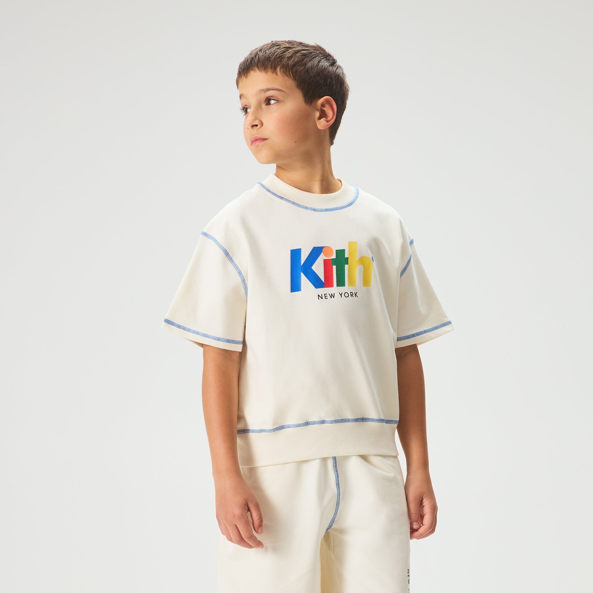 Kith Kids Short Sleeve Nelson Crewneck - Silk – Kith Japan