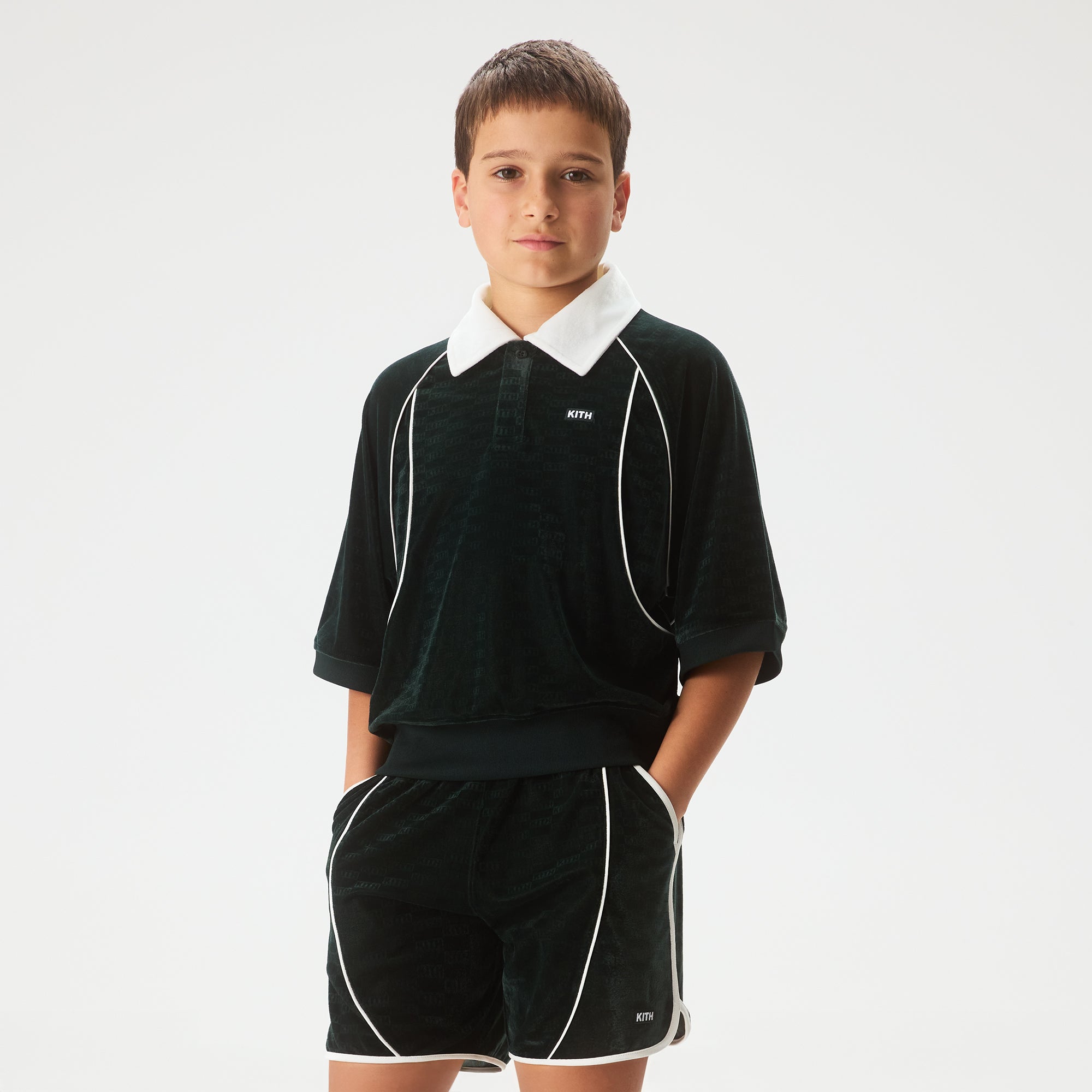 Kith Kids Monogram Pullover Polo - Stadium – Kith Japan