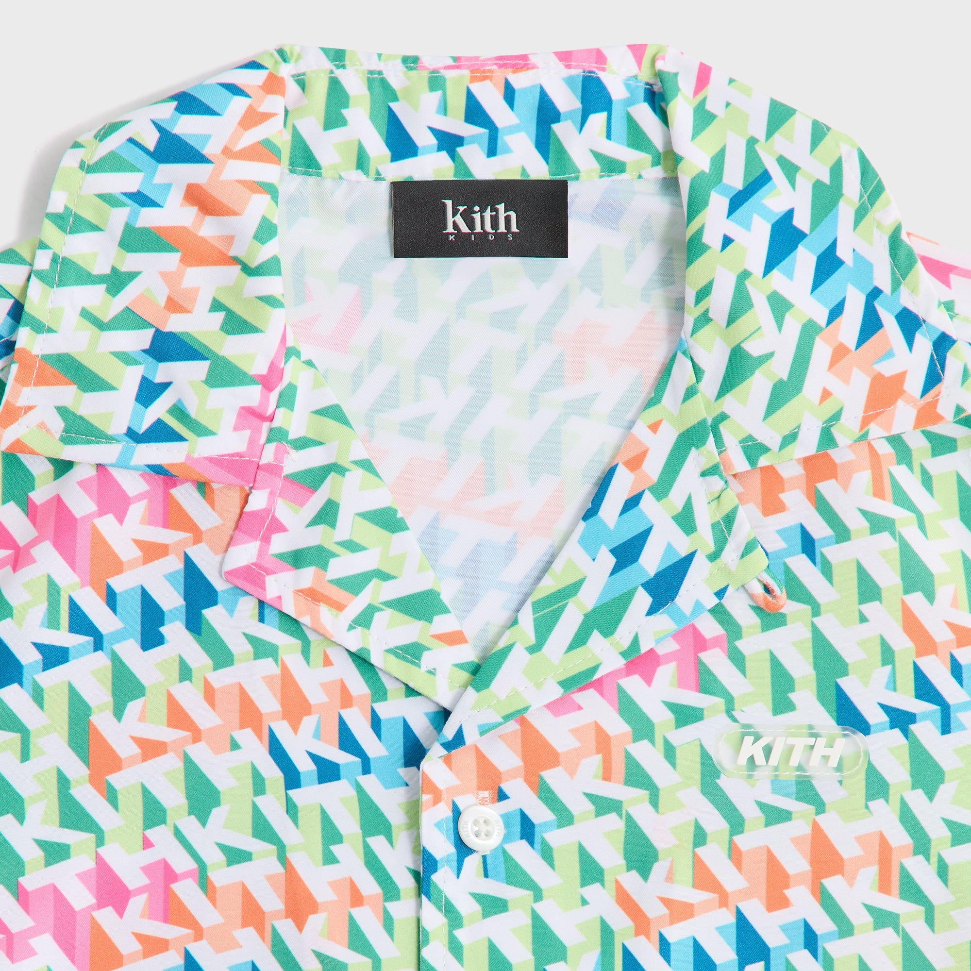 Kith Kids 3D Monogram Thompson Camp Swim Shirt - Peridot – Kith Japan