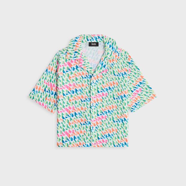 Kith Kids 3D Monogram Thompson Camp Swim Shirt - Peridot – Kith Japan
