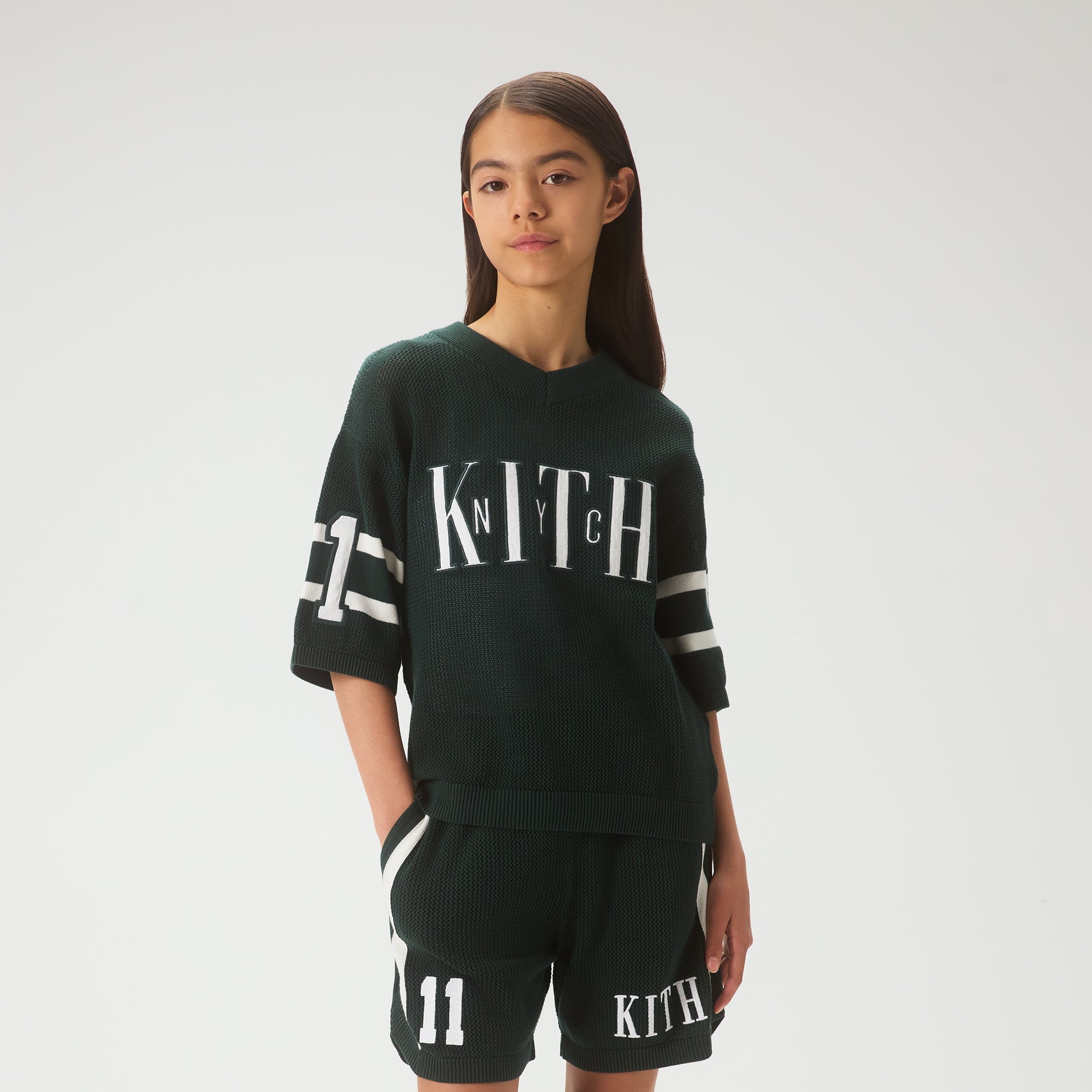 Kith Kids Sweater Knit Leon Jersey - Stadium – Kith Japan