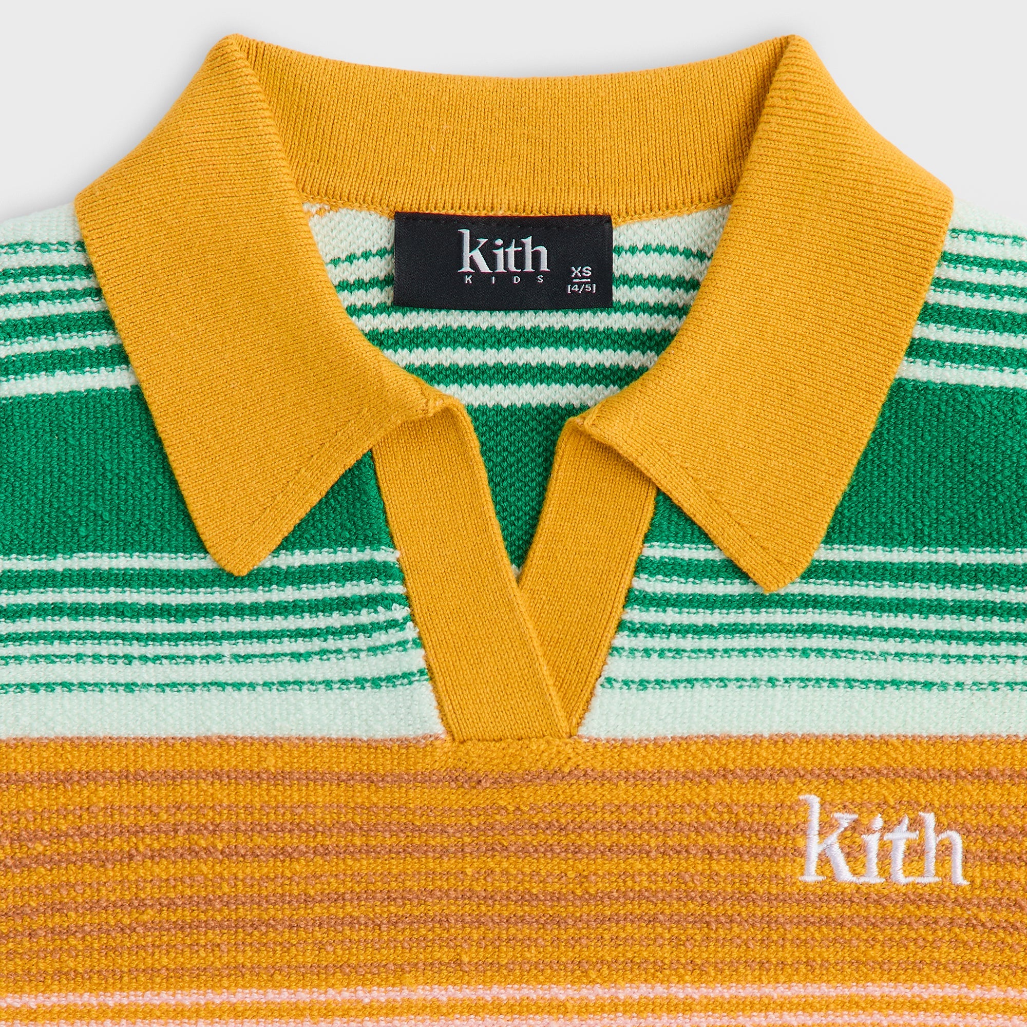 Kith Kids Striped Cropped Polo - Midsummer – Kith Japan