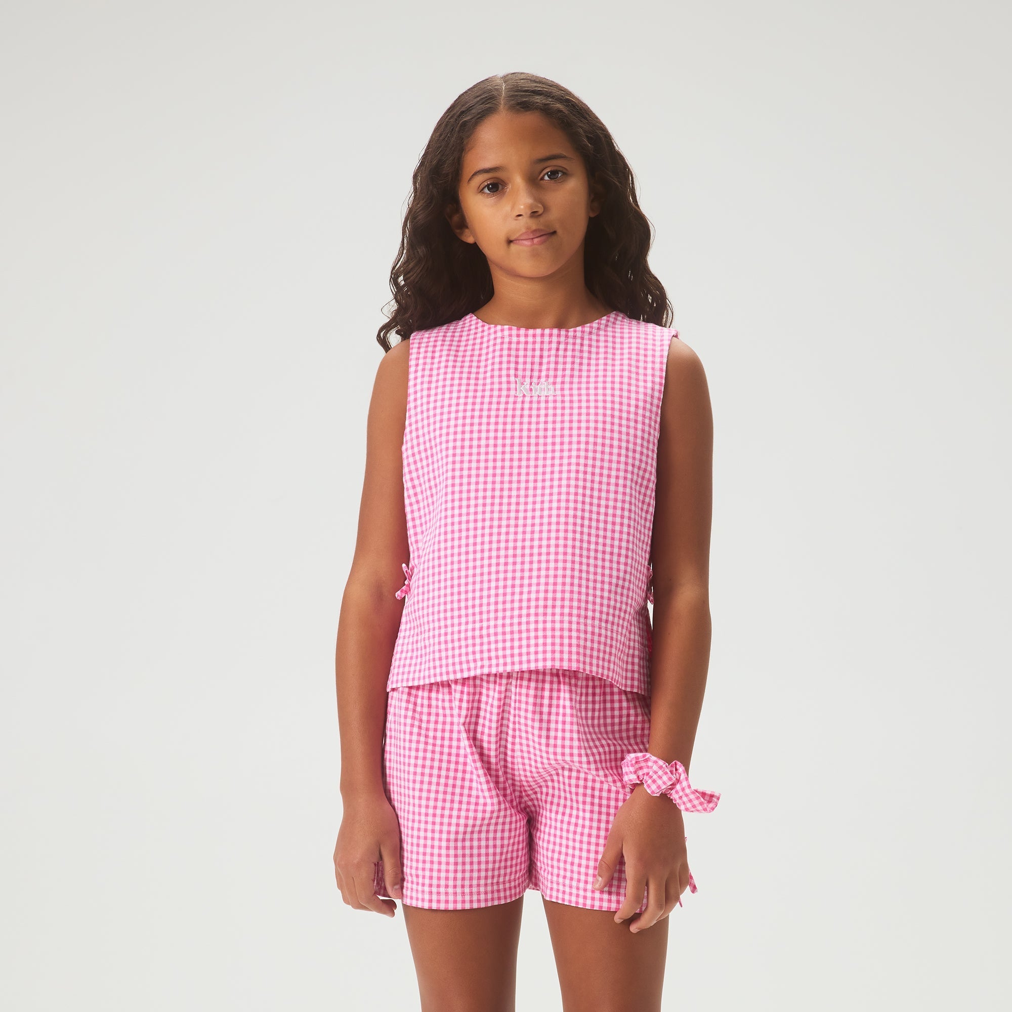 Kith Kids Gingham Cropped Tie Tank - Electra – Kith Japan