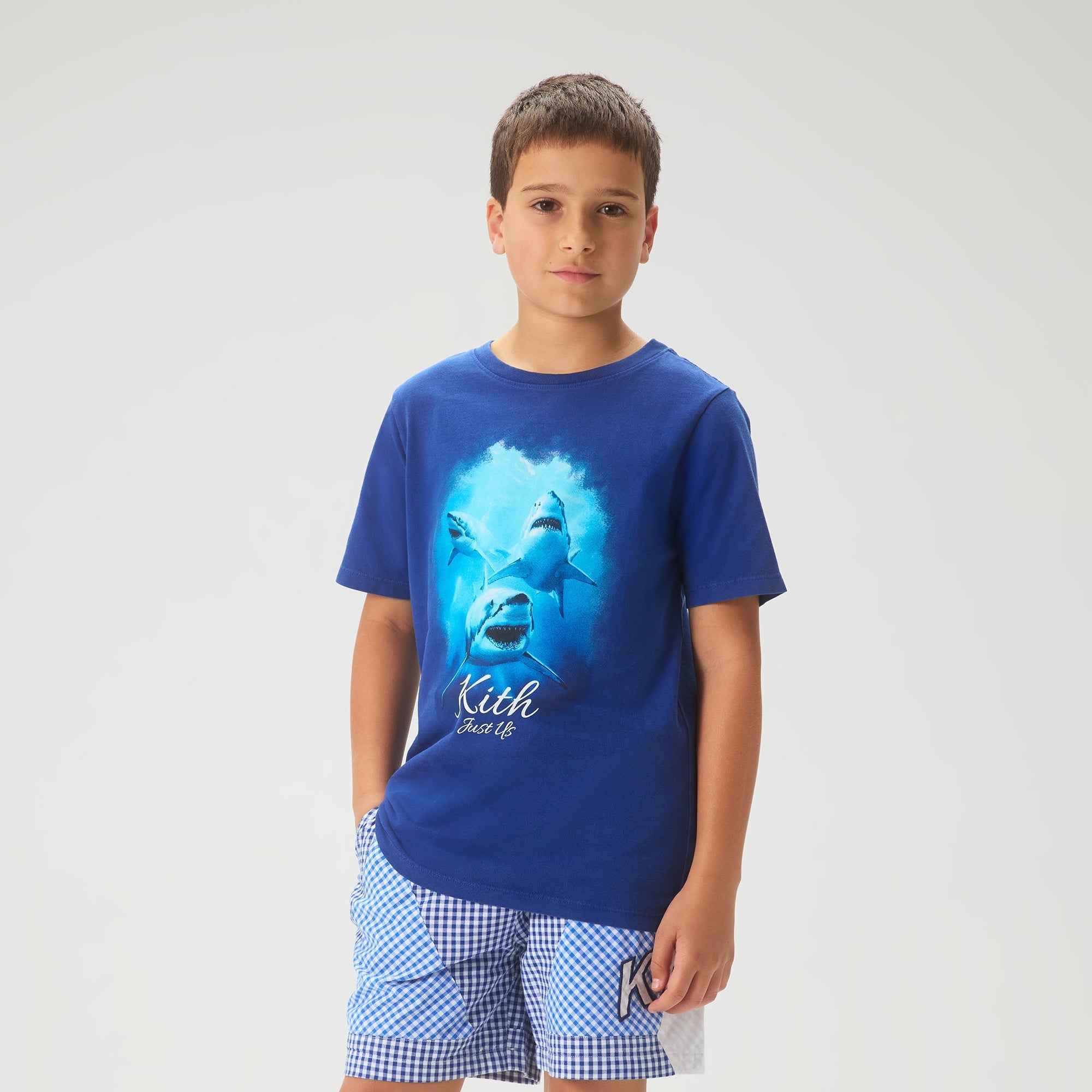 Kith Kids Great White Shark Vintage Graphic Tee - Layer – Kith Japan