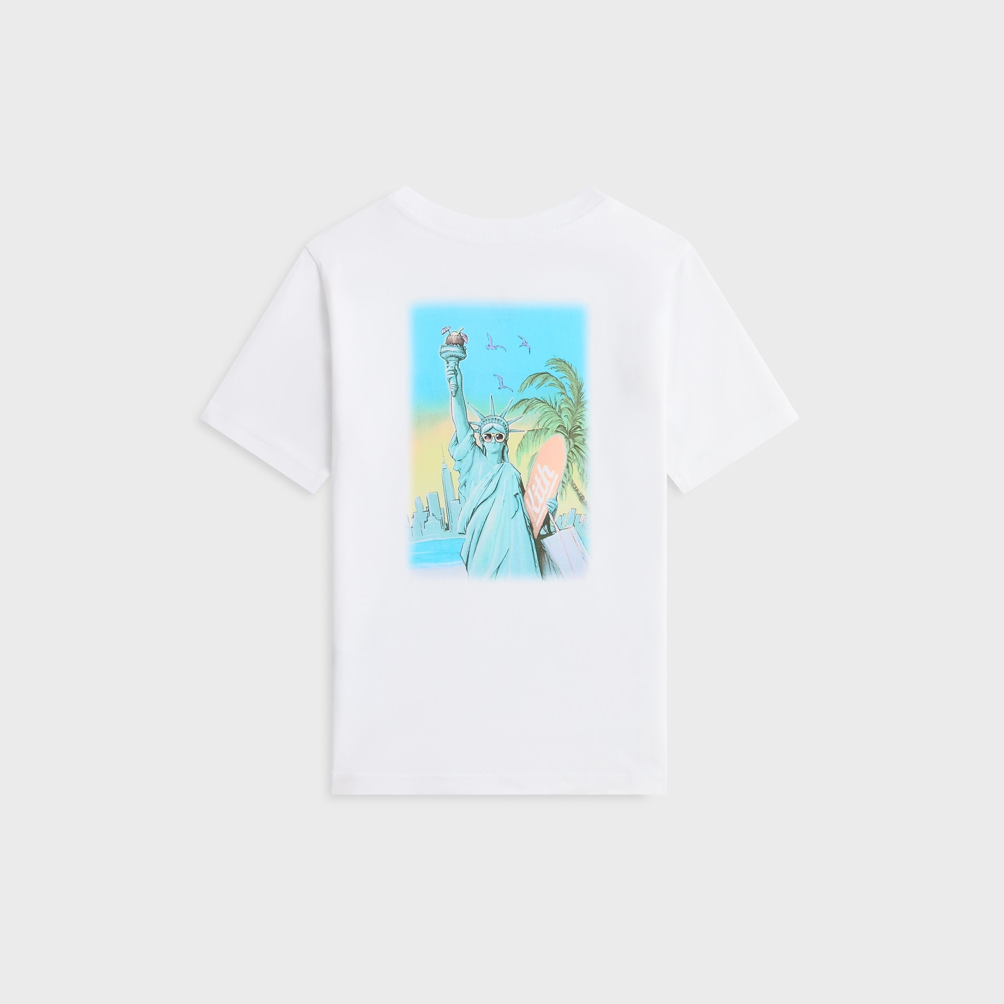 Kith Kids Lady Liberty Vintage Graphic Tee - White – Kith Japan