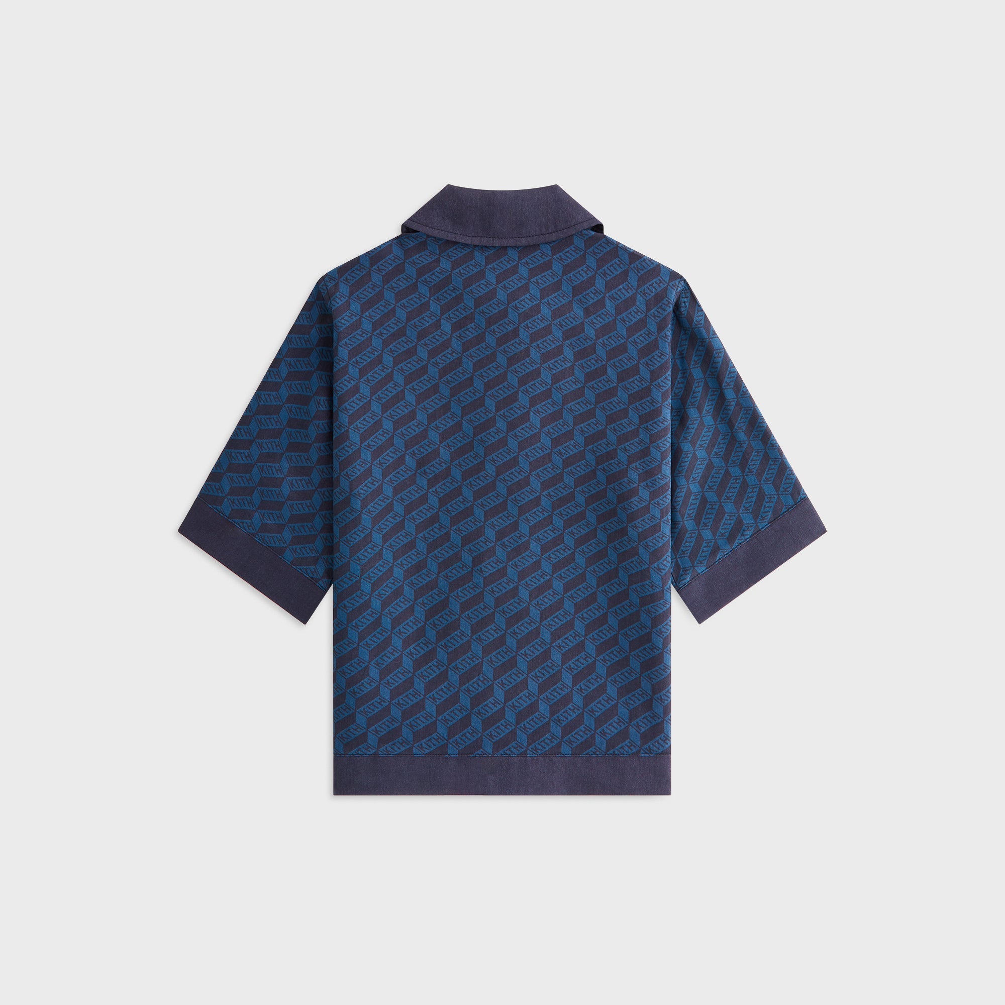 Kith Kids Monogram Bennet Camp Shirt - Nocturnal – Kith Japan