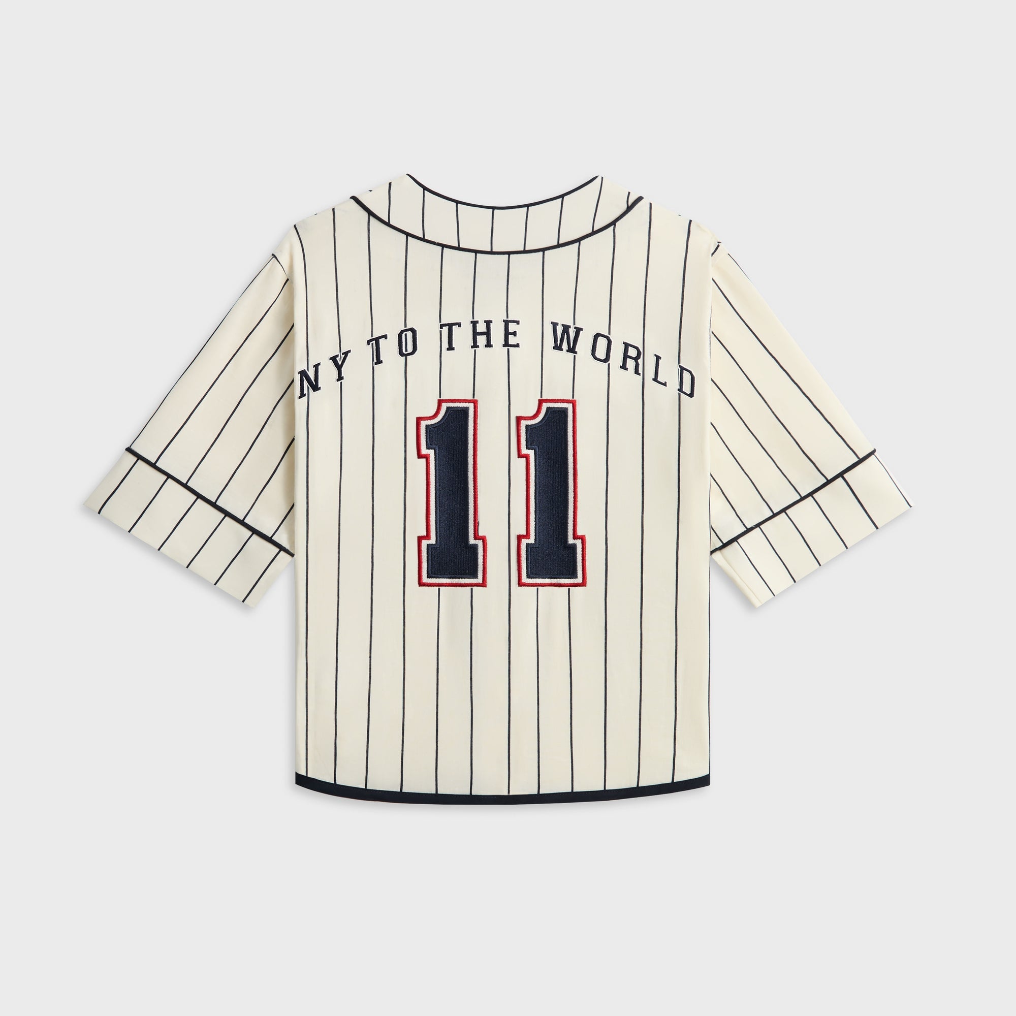 Kith Kids Pinstripe Baseball Shirt - Silk – Kith Japan