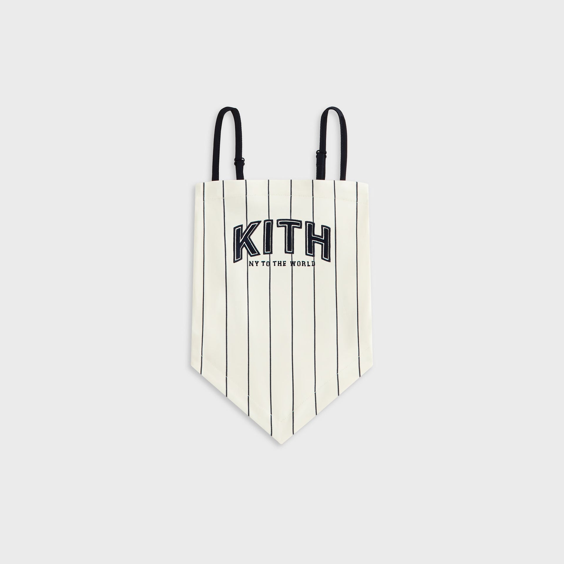 Kith Kids Pinstripe Baseball Ivy Top - Silk