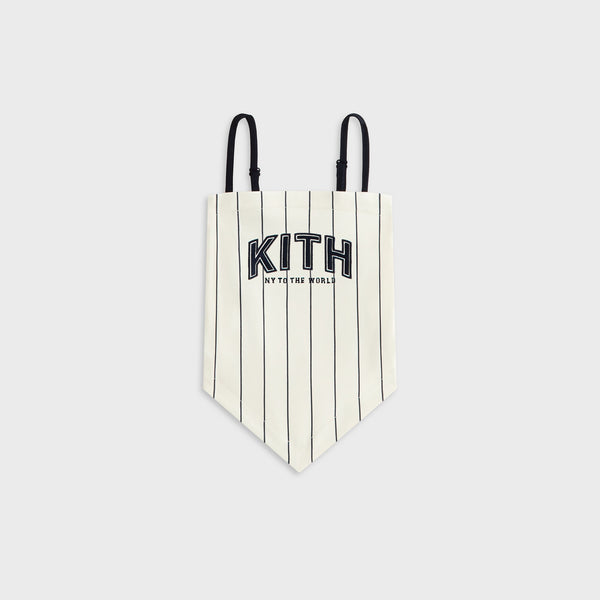 Kith Kids Pinstripe Baseball Ivy Top - Silk - PH – Kith Japan