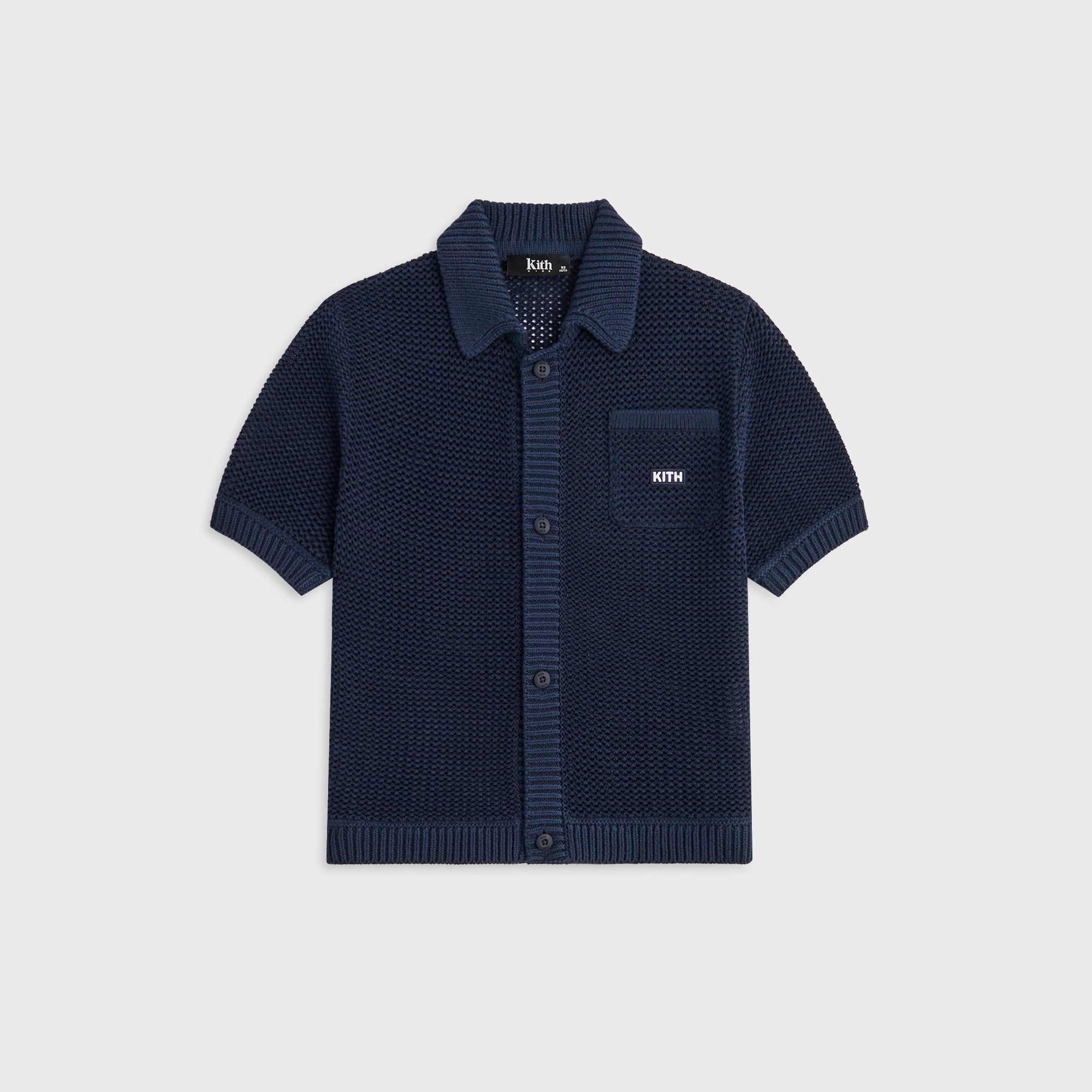 Kith Kids Textured Button Down Tilden Shirt - Nocturnal - PH