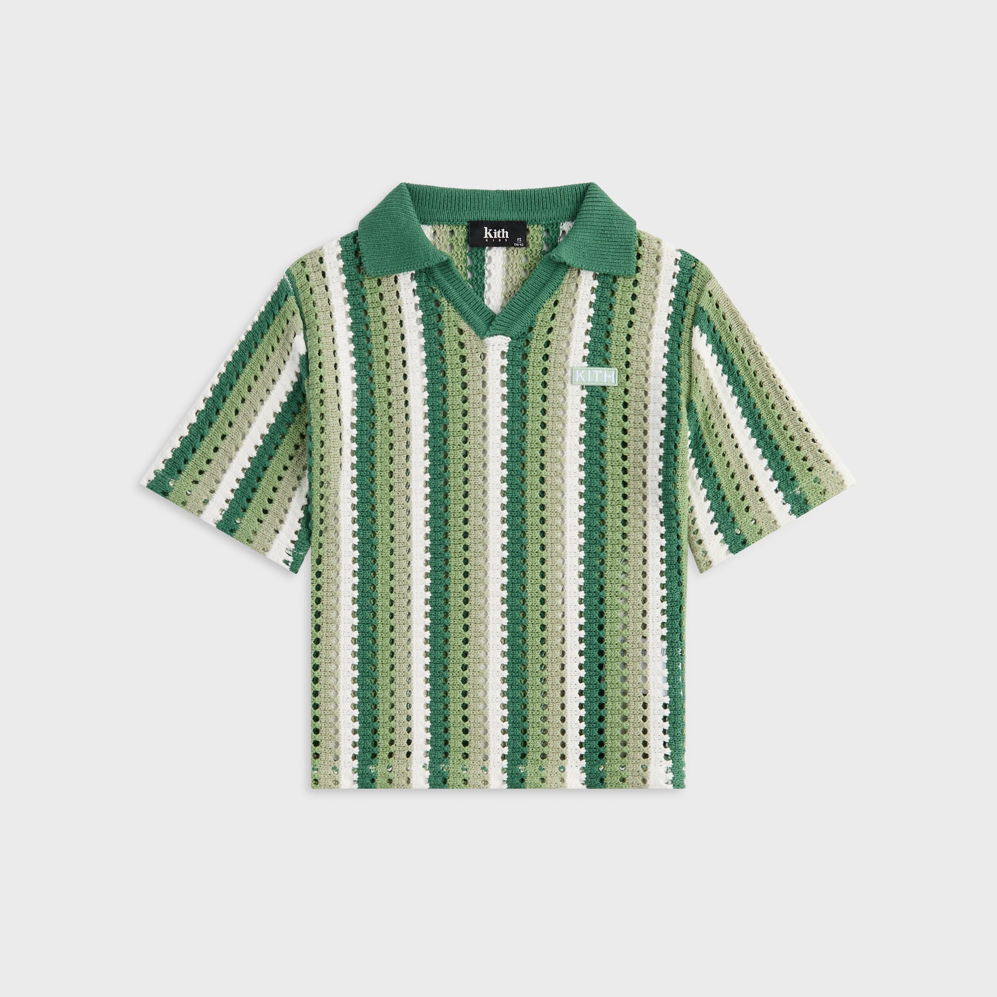 Kith Kids Open Knit Pullover Polo - Sage – Kith Japan