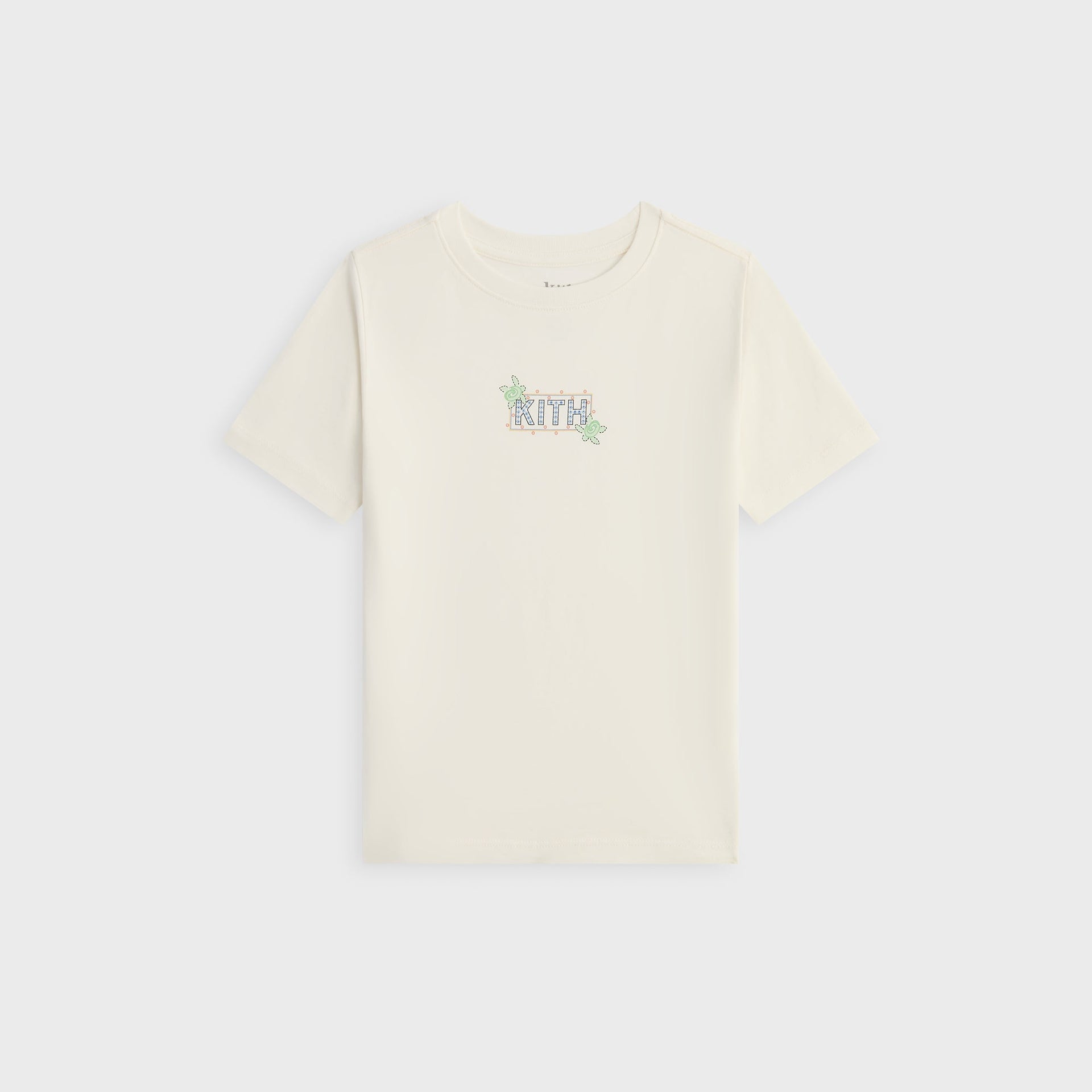Kith Kids Beach Tile Classic Logo Graphic Tee - Silk