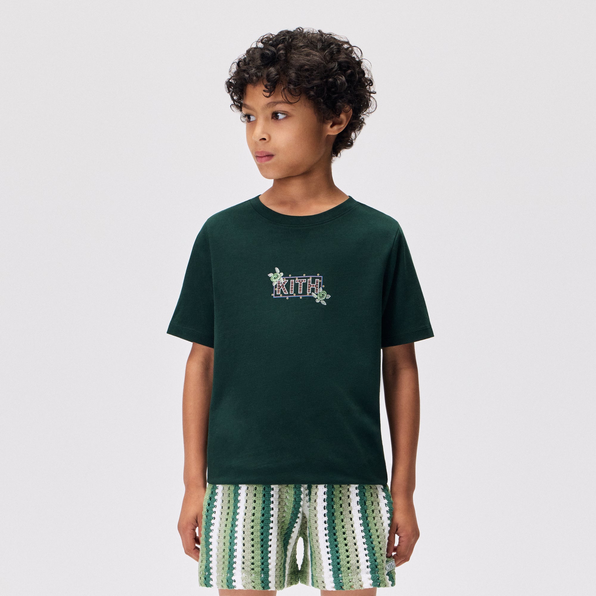 Kith Kids Beach Tile Classic Logo Graphic Tee - Stadium – Kith Japan