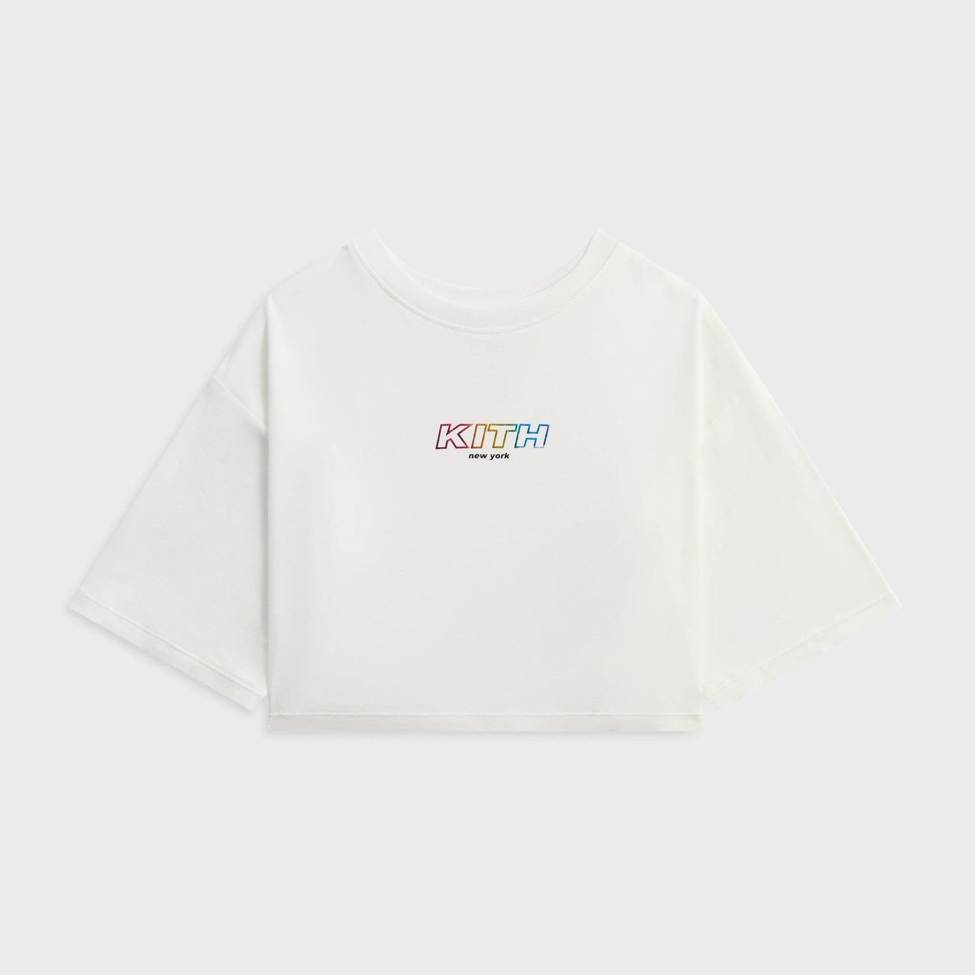 Kith Kids Fei Cropped Tee - White - PH