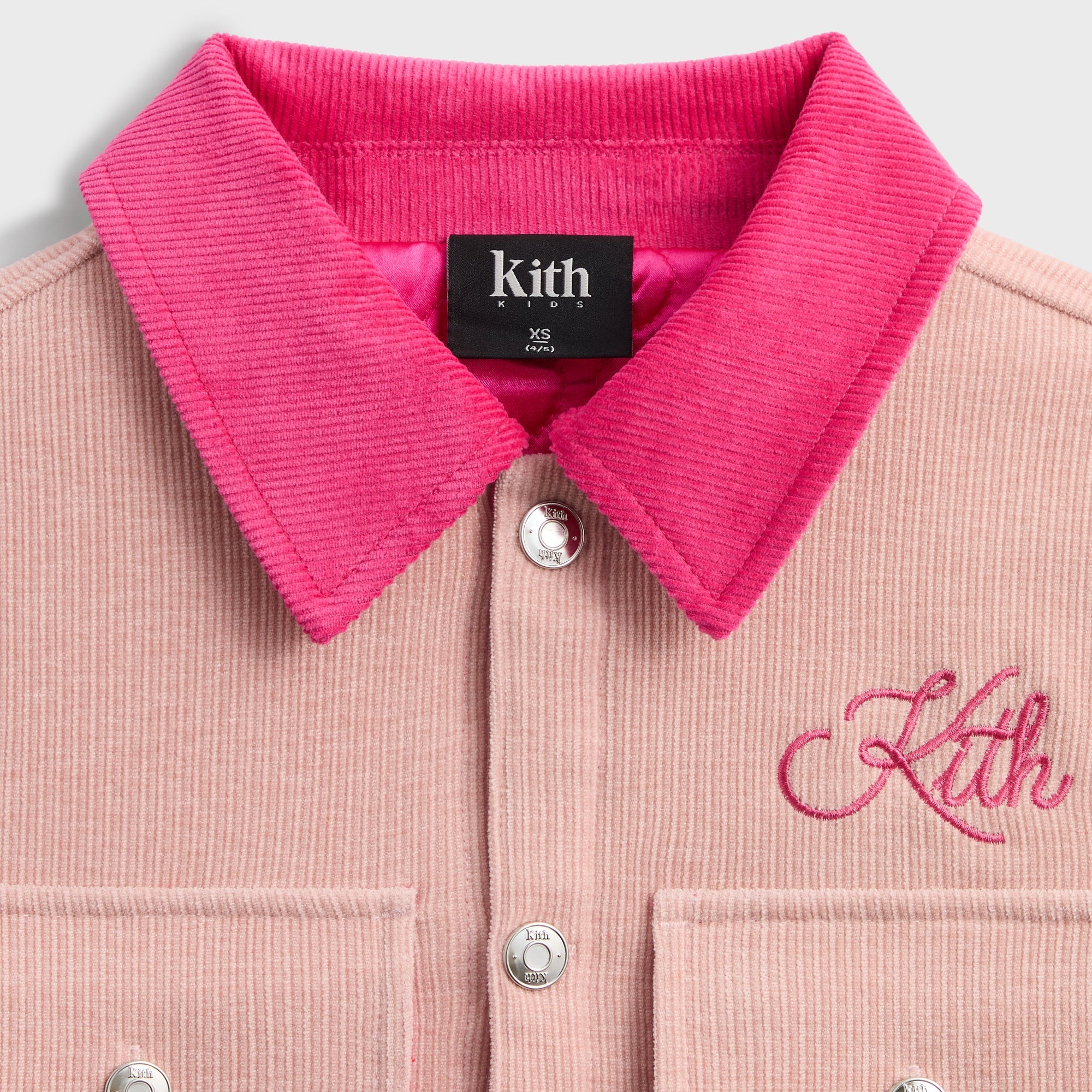 Kith Kids Cropped Ora Shacket - Dusty Quartz – Kith Japan