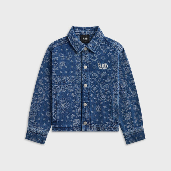 Kith Kids Paisley Ginza Shirt - Medium Indigo - PH – Kith Japan