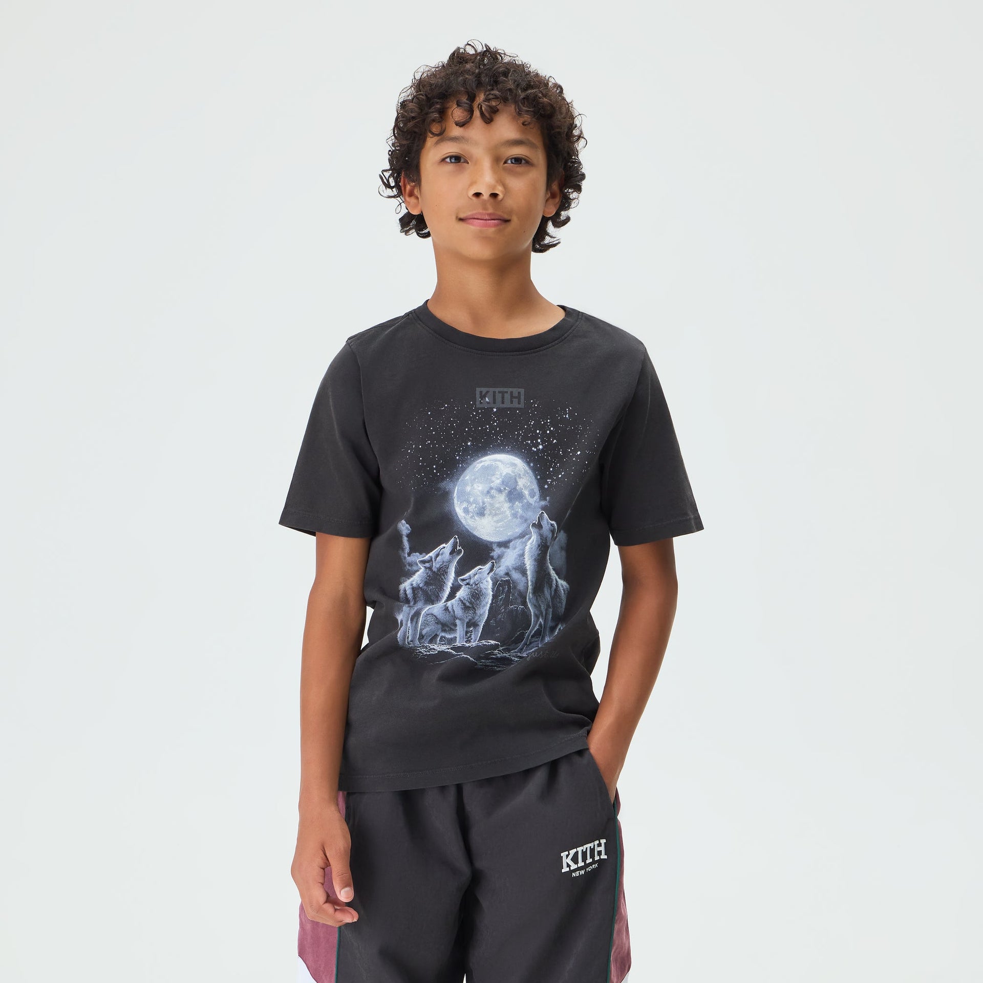 Kith Kids Vintage Coyote Tee - Black