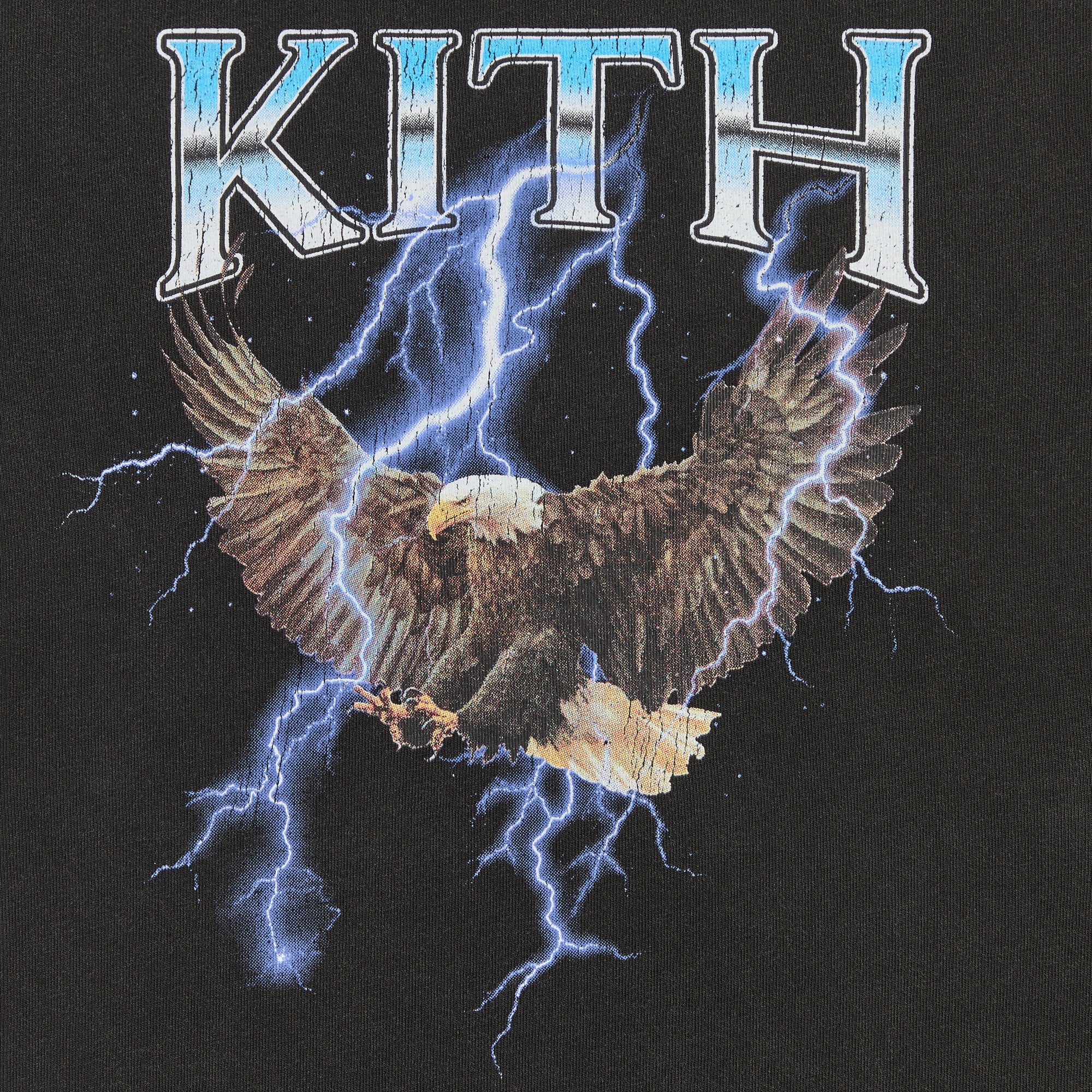 Kith Kids Vintage Eagle Tee - Black – Kith Japan