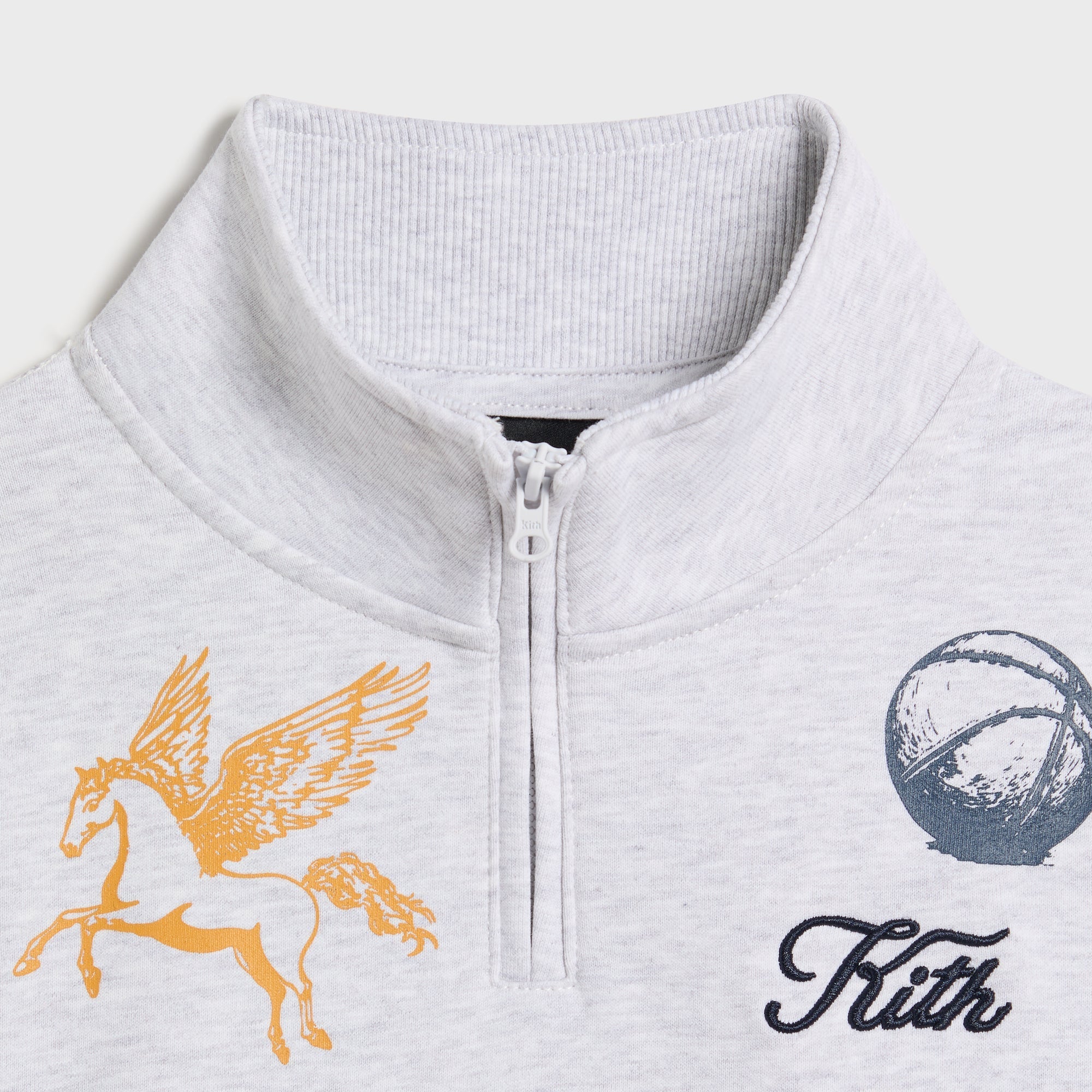 Kith Kids Logo Hunter Pullover - Light Heather Grey - PH – Kith Japan