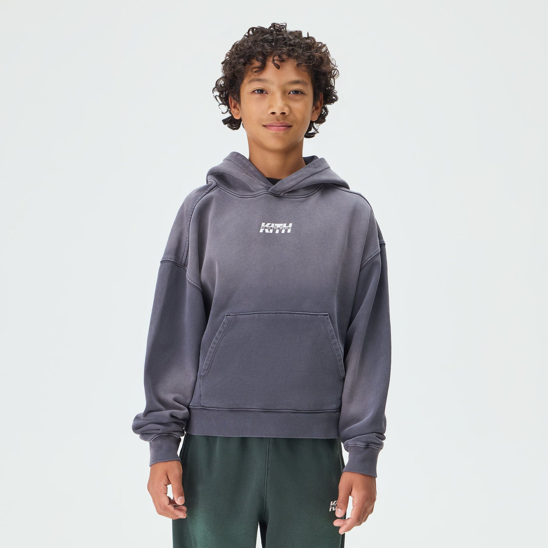 Kith Kids Nolan Hoodie - Battleship