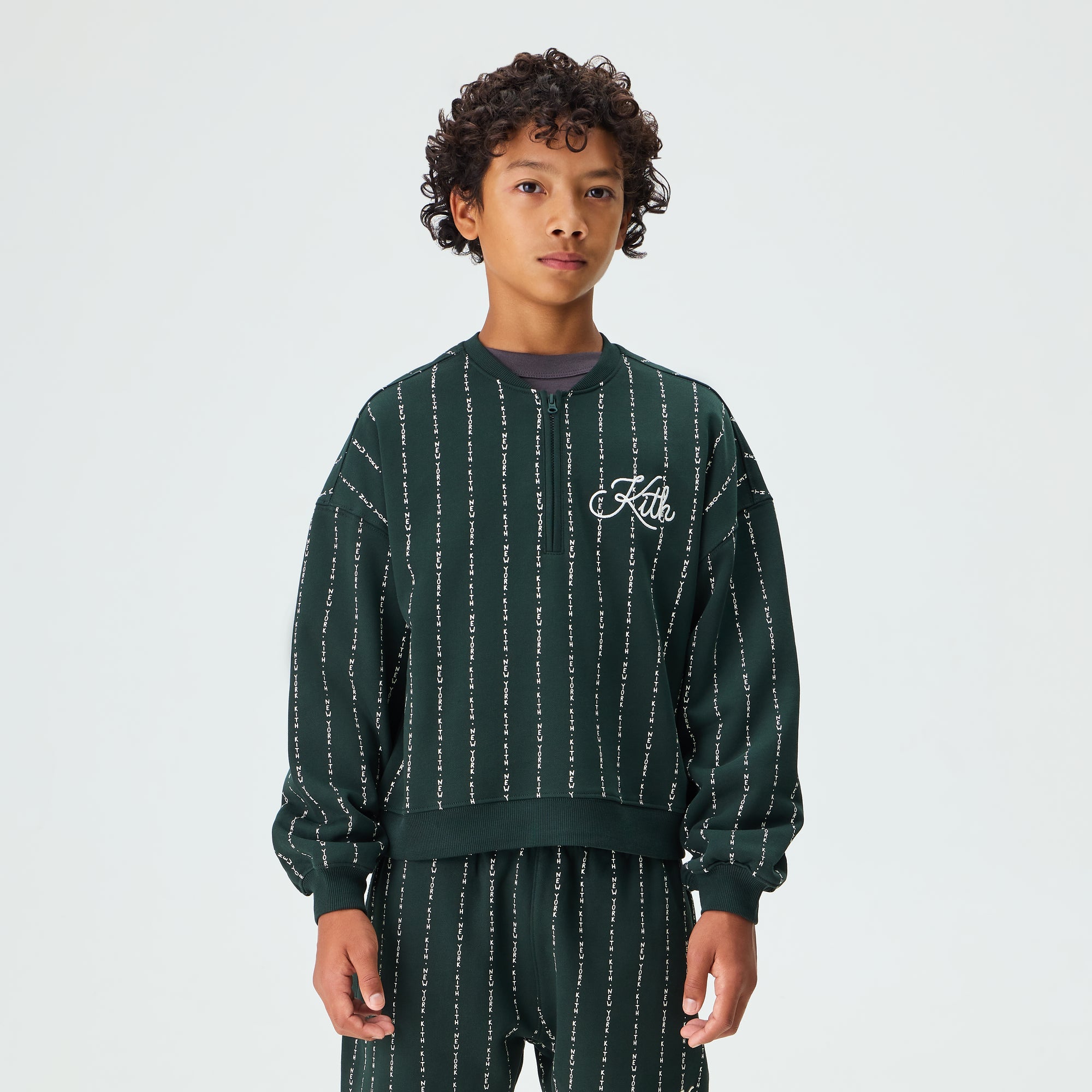 Kith Kids Quarter Zip Sweatshirt - Stadium – Kith Japan
