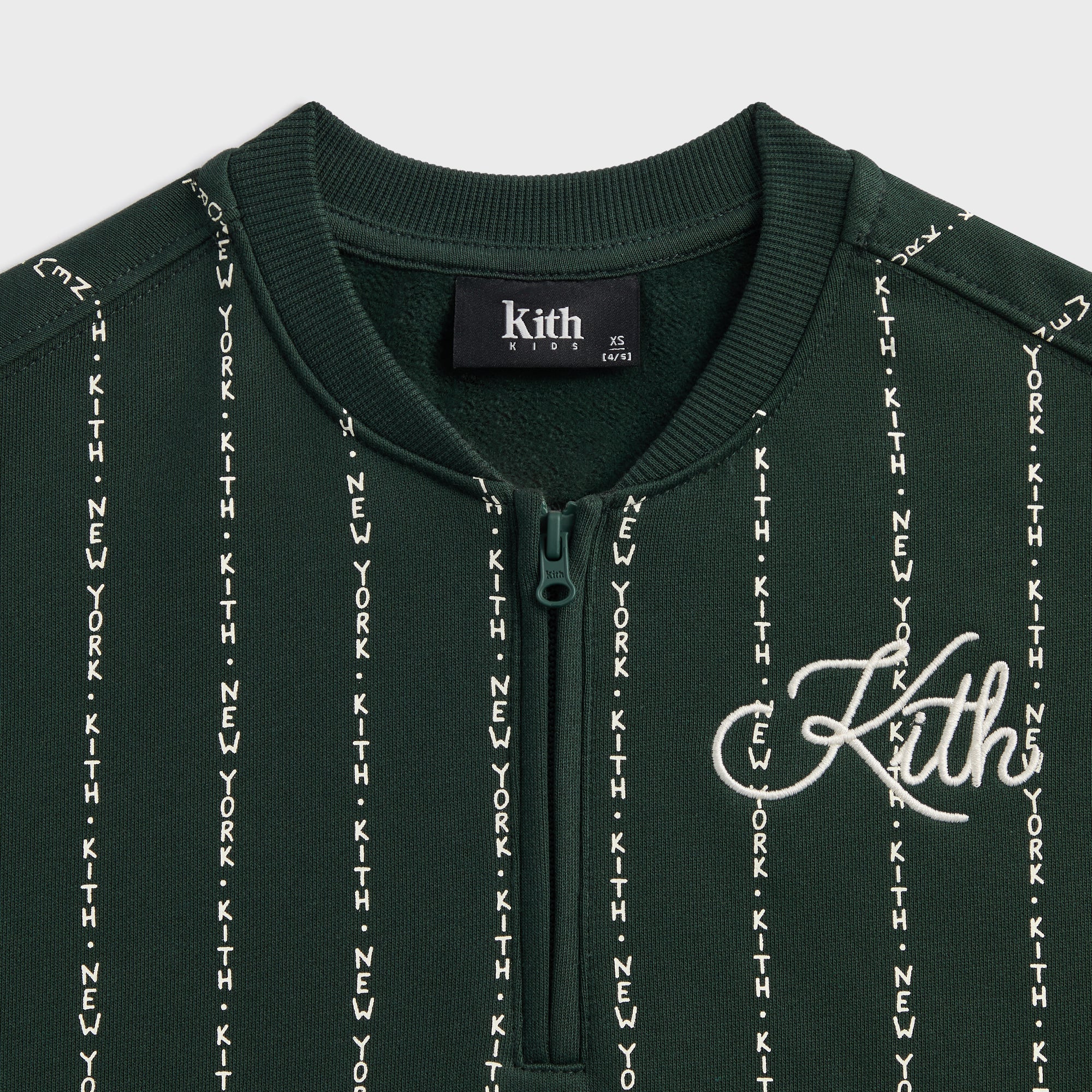 KITH■新品未使用トレーナー4/5(XS)110タグ付き入園卒園準備お揃い Kith Kids Quarter Zip Sweatshirt - Stadium – Kith Japan