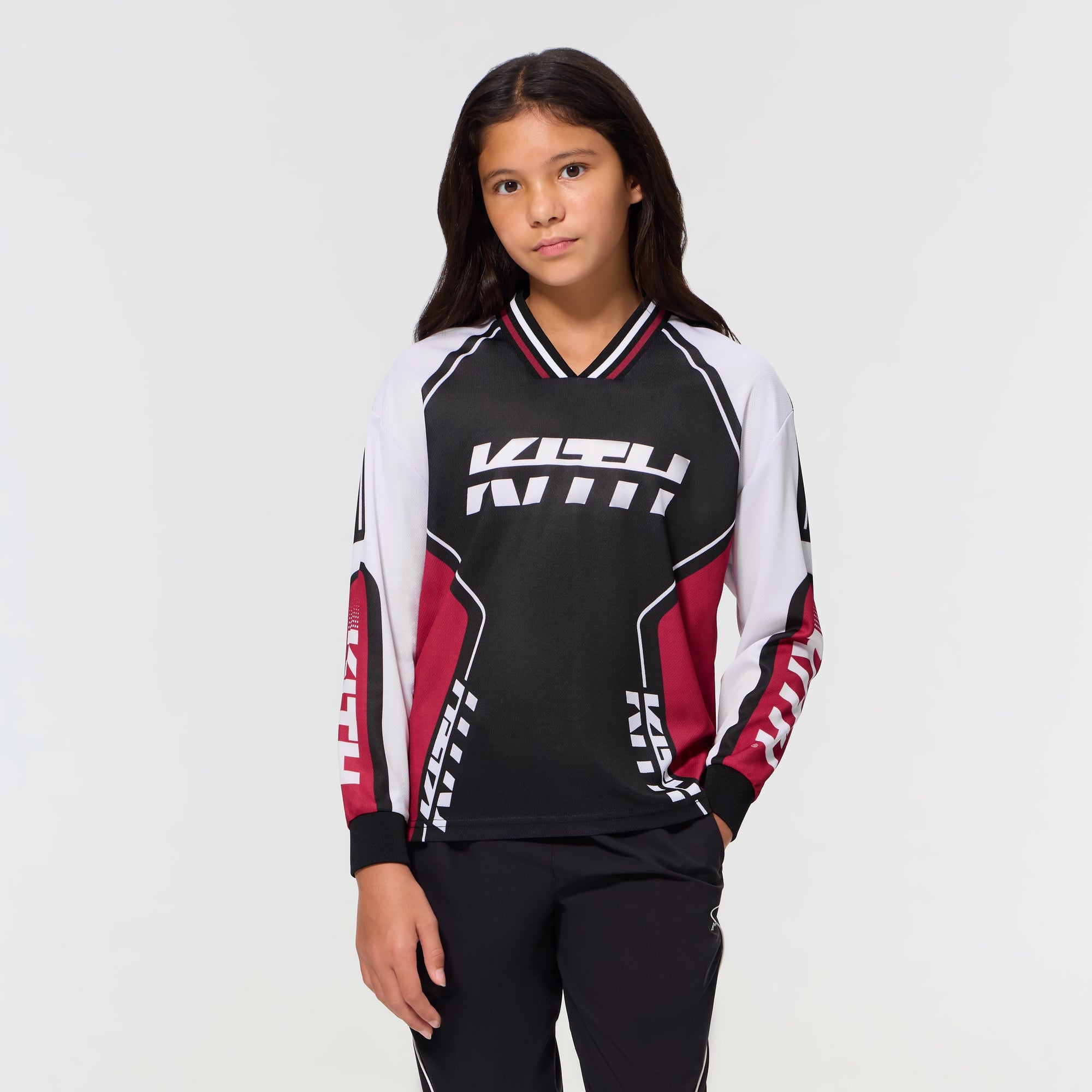 Kith Kids Moto Mesh Long Sleeve Donovan Tee - Black – Kith Japan