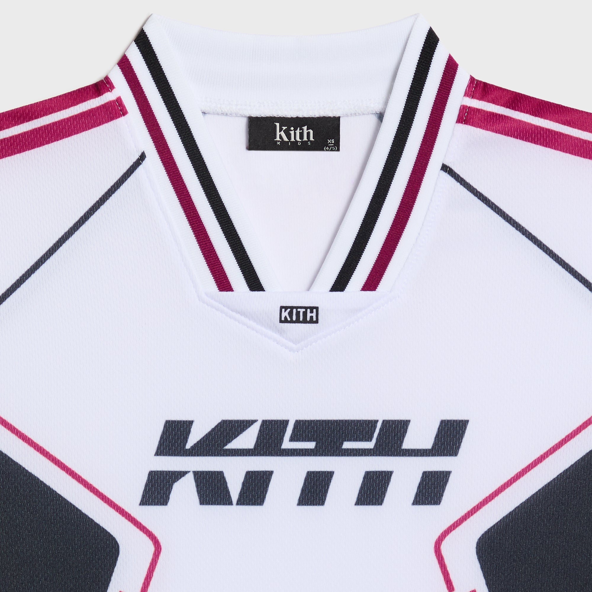 Kith Kids Moto Mesh Cropped Long Sleeve Mika Tee - White – Kith Japan