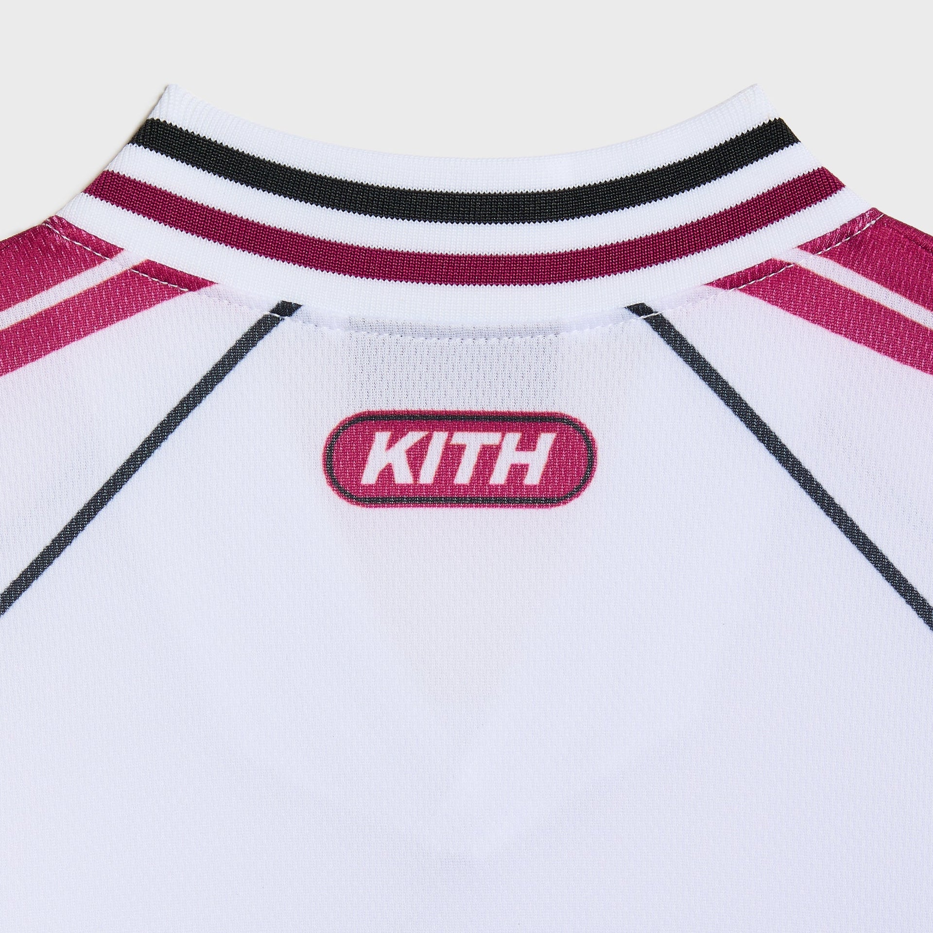 Kith Kids Moto Mesh Cropped Long Sleeve Mika Tee - White