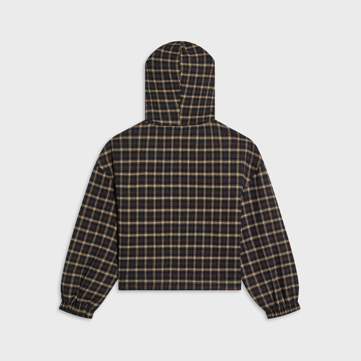 Kith Kids Micro Plaid Snap Harrison Hoodie - Chest