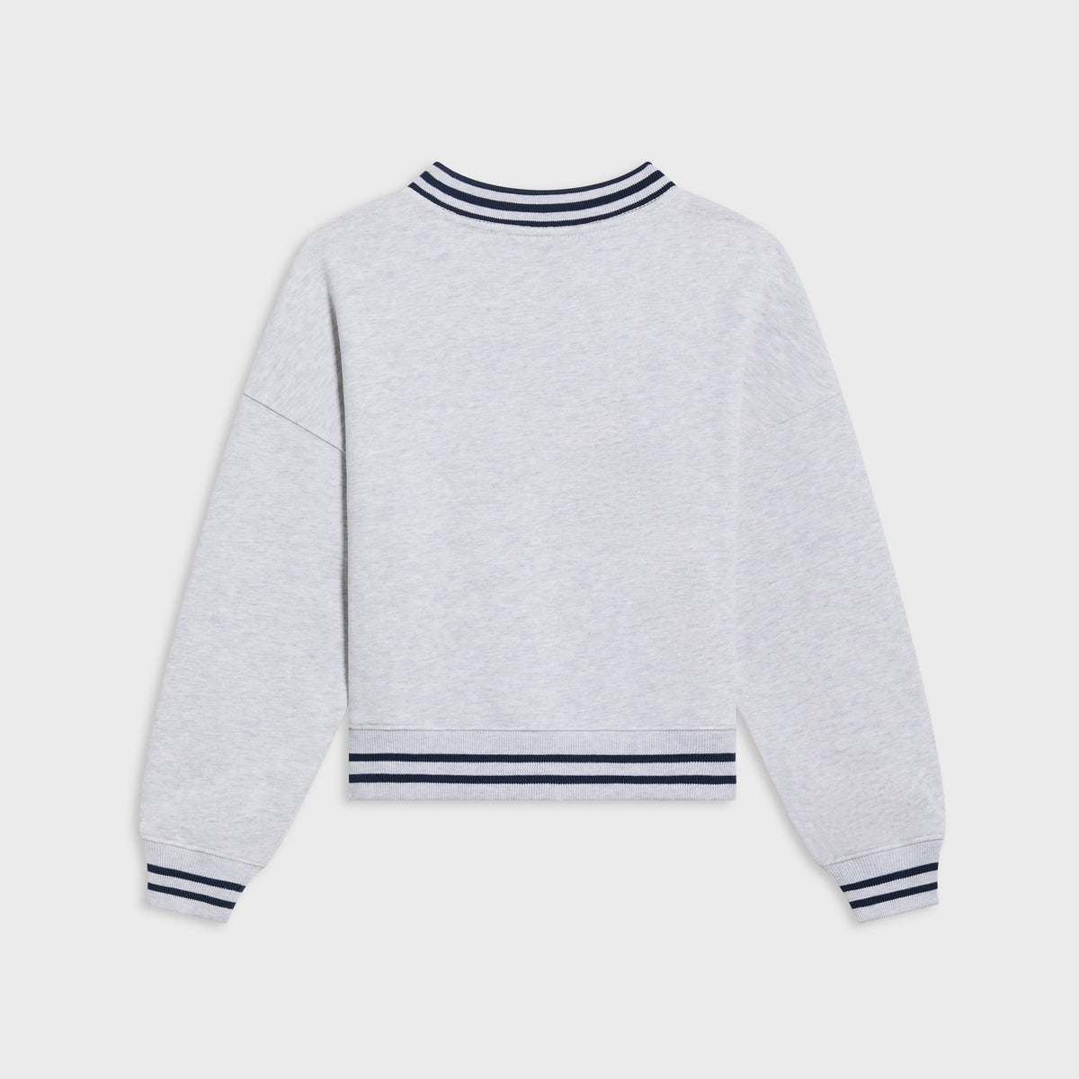 Kith Kids Collegiate Nelson Crewneck - Light Heather Grey