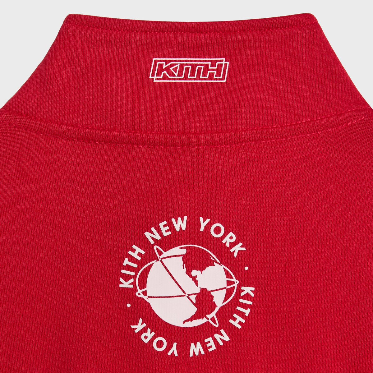 Kith Kids Logo Blocked Hunter Quarter Zip - Black