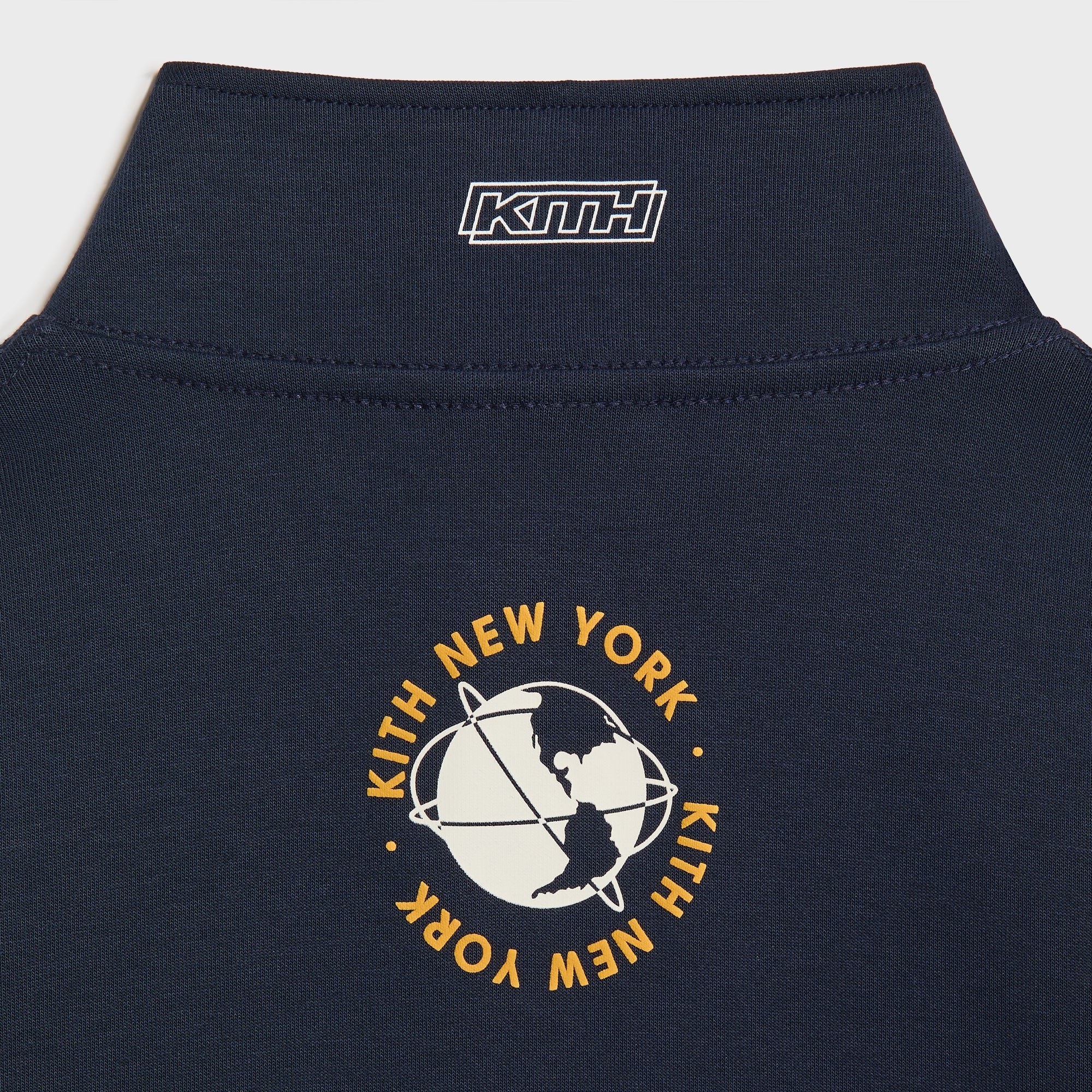 Kith Kids Logo Blocked Hunter Quarter Zip - Nocturnal - PH – Kith