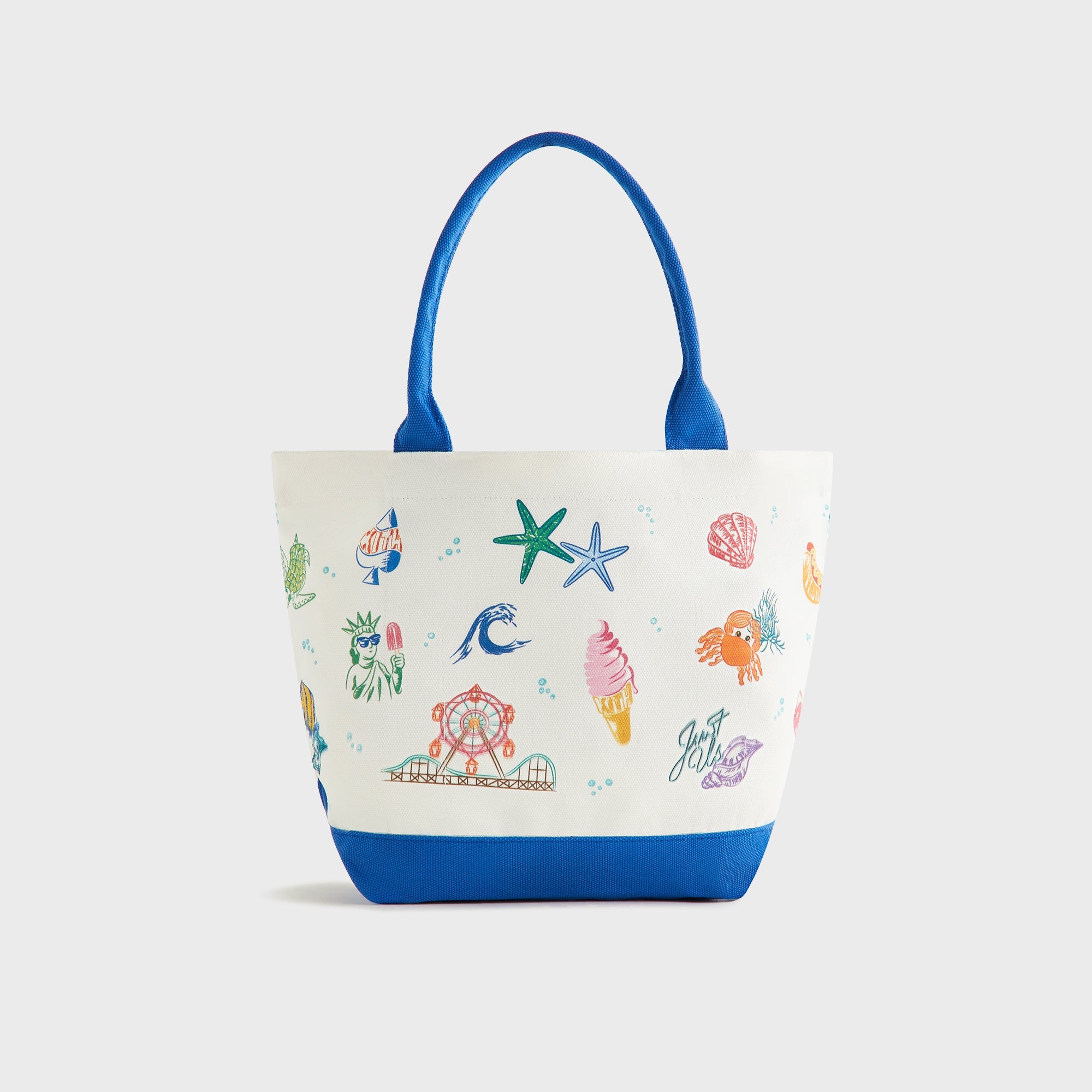 Kith Kids Canvas All-Over Printed Tote - Cobalt – Kith Japan